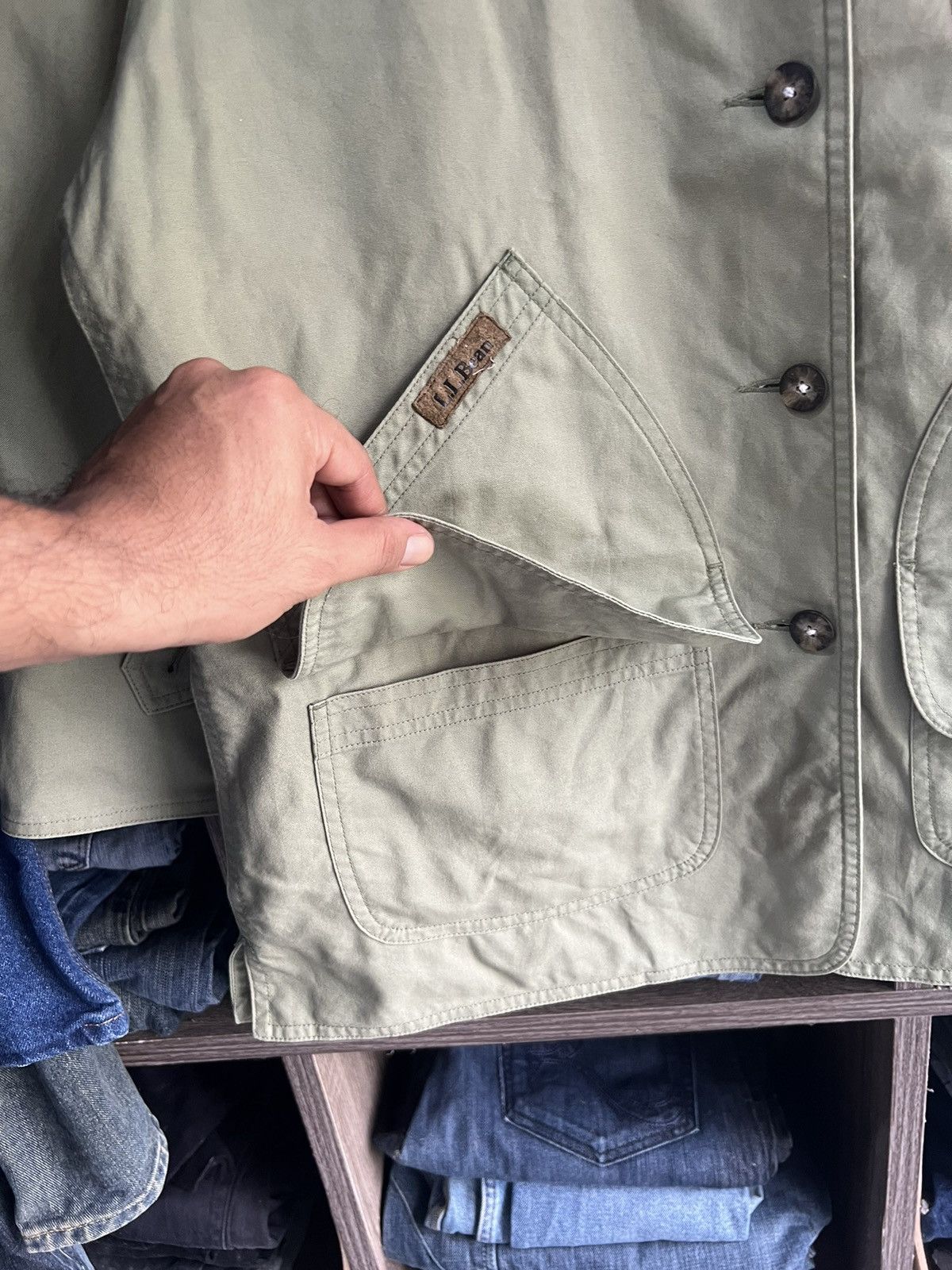 L.L. Bean 🔥Vintage L.L. Bean Chore Jacket Size US L / EU 52-54 / 3 - 10 Thumbnail