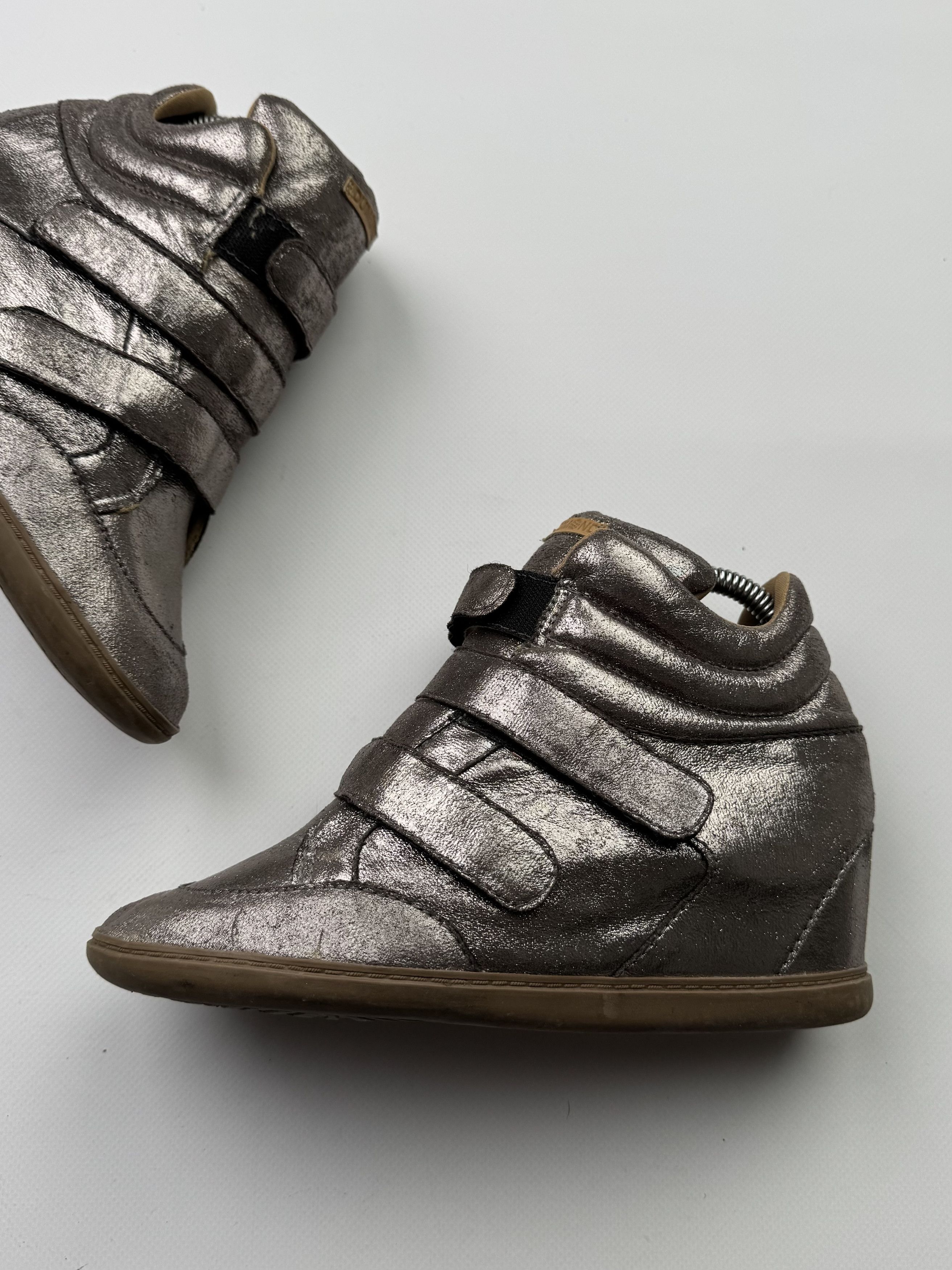 Vintage Vintage Hi-Top Sneakers B565(V464)E2 Size US 7 / IT 37 - 3 Thumbnail