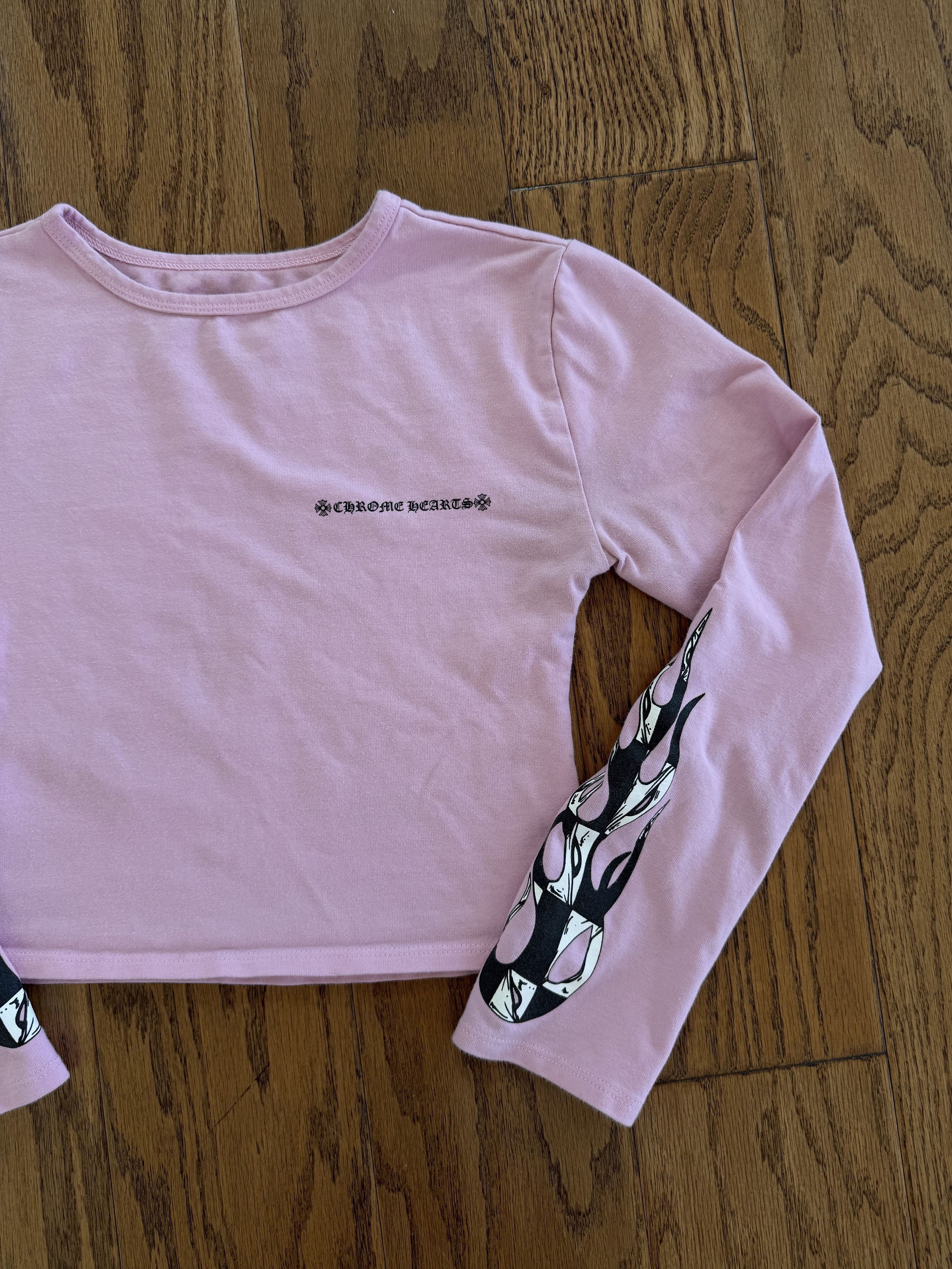 Chrome Hearts CH Matty Boy Pink Long Sleeve Size M / US 6-8 / IT 42-44 - 3 Thumbnail