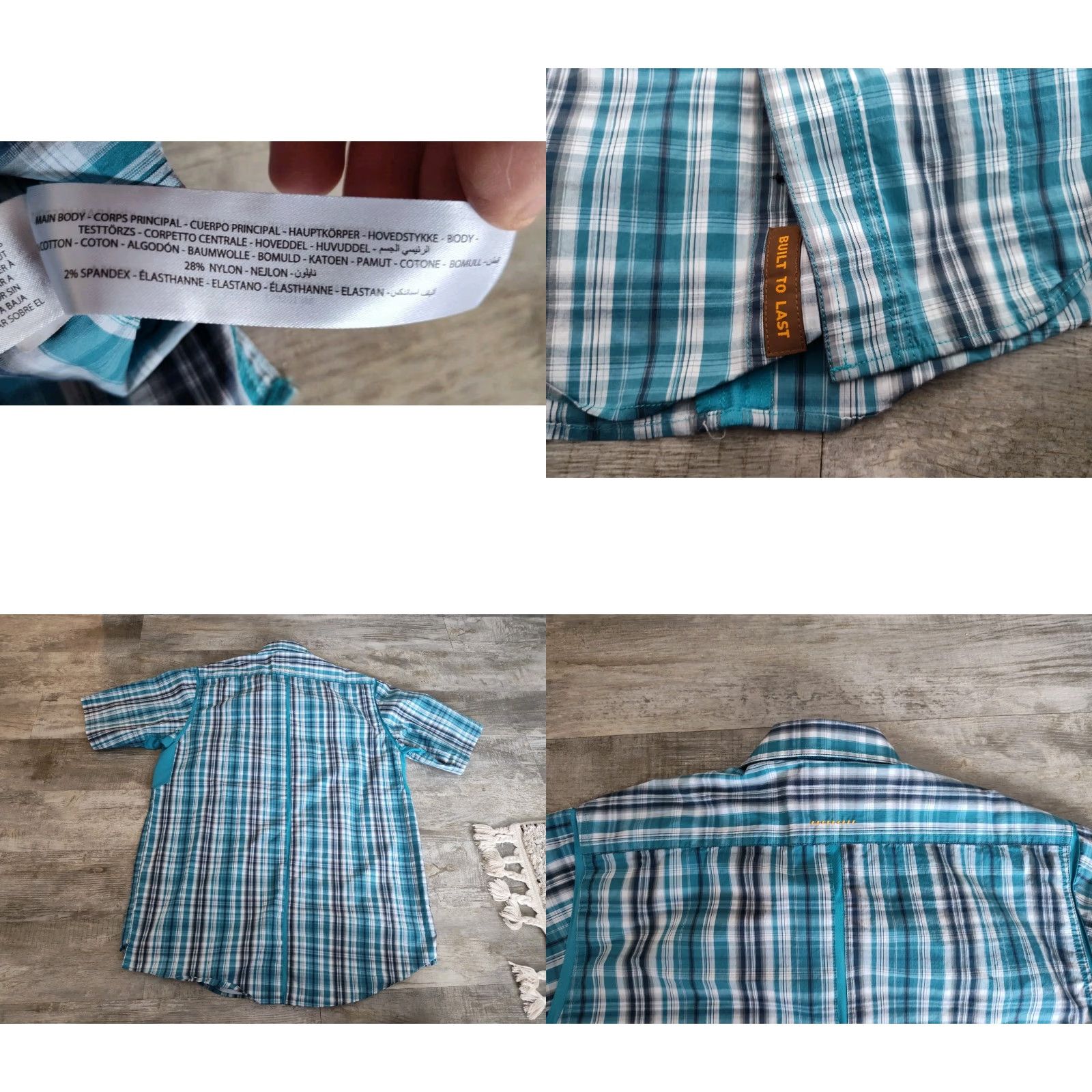 Ariat Ariat Rebar Button-Up Shirt Mens L Tall Plaid Multicolor Pocket Breathable EUC! Size US L / EU 52-54 / 3 - 9 Thumbnail