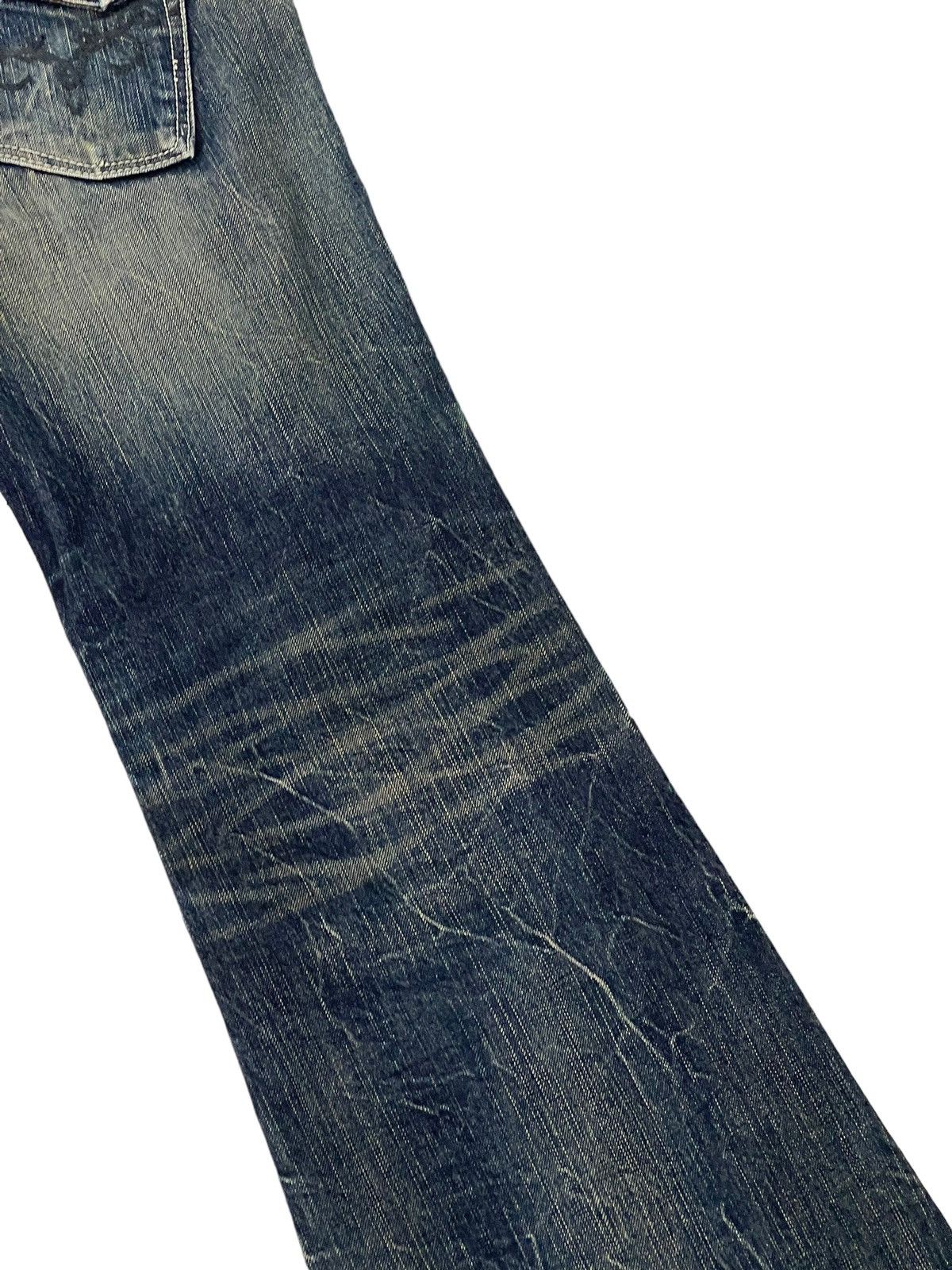 Japanese Brand Flare Jeans Brappers Japan Distres Low Rise Bell Bottom 7🟦1 Size US 28 / EU 44 - 17 Thumbnail