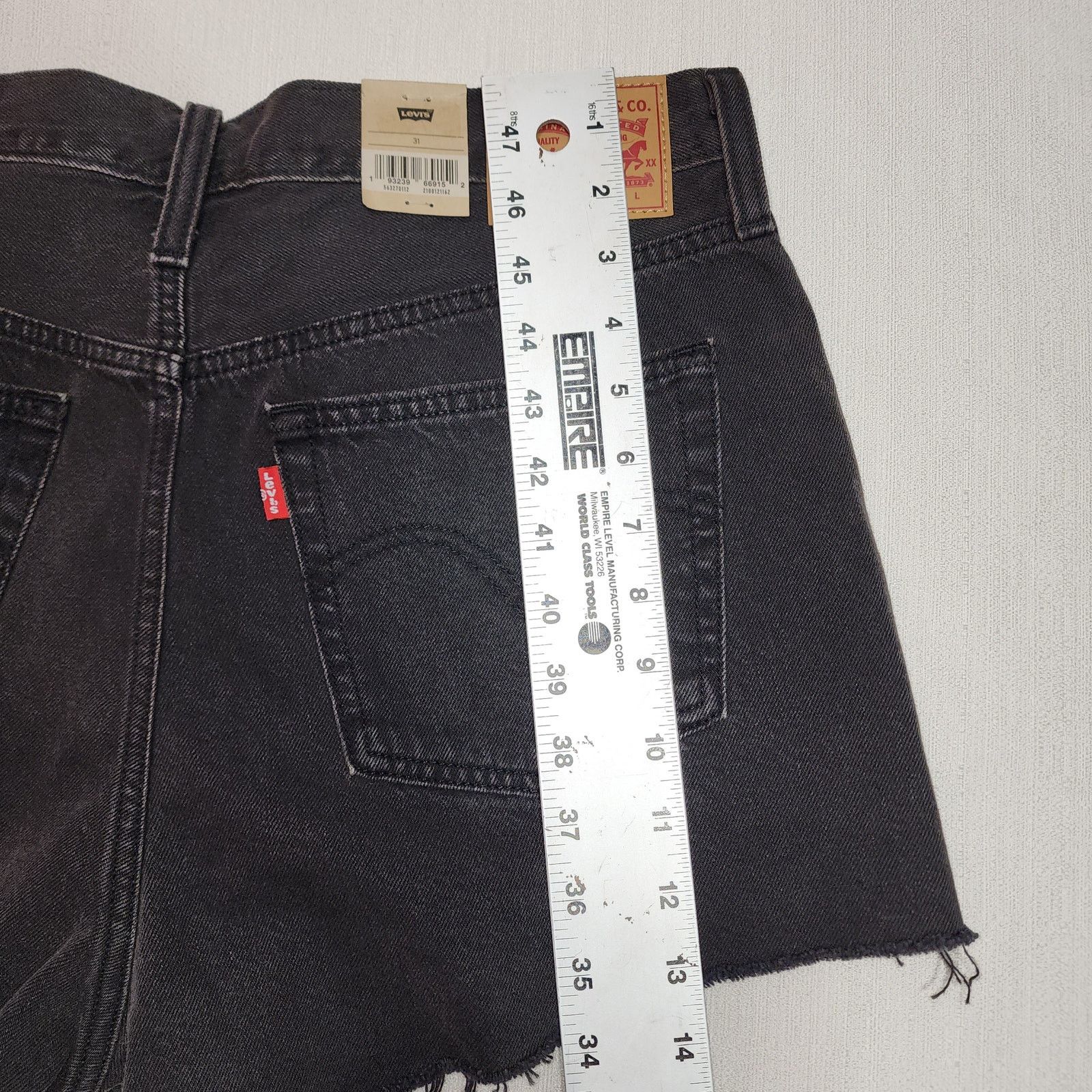 Levi's Levi's women's shorts 501 button fly W31'' Size 31" - 3 Thumbnail