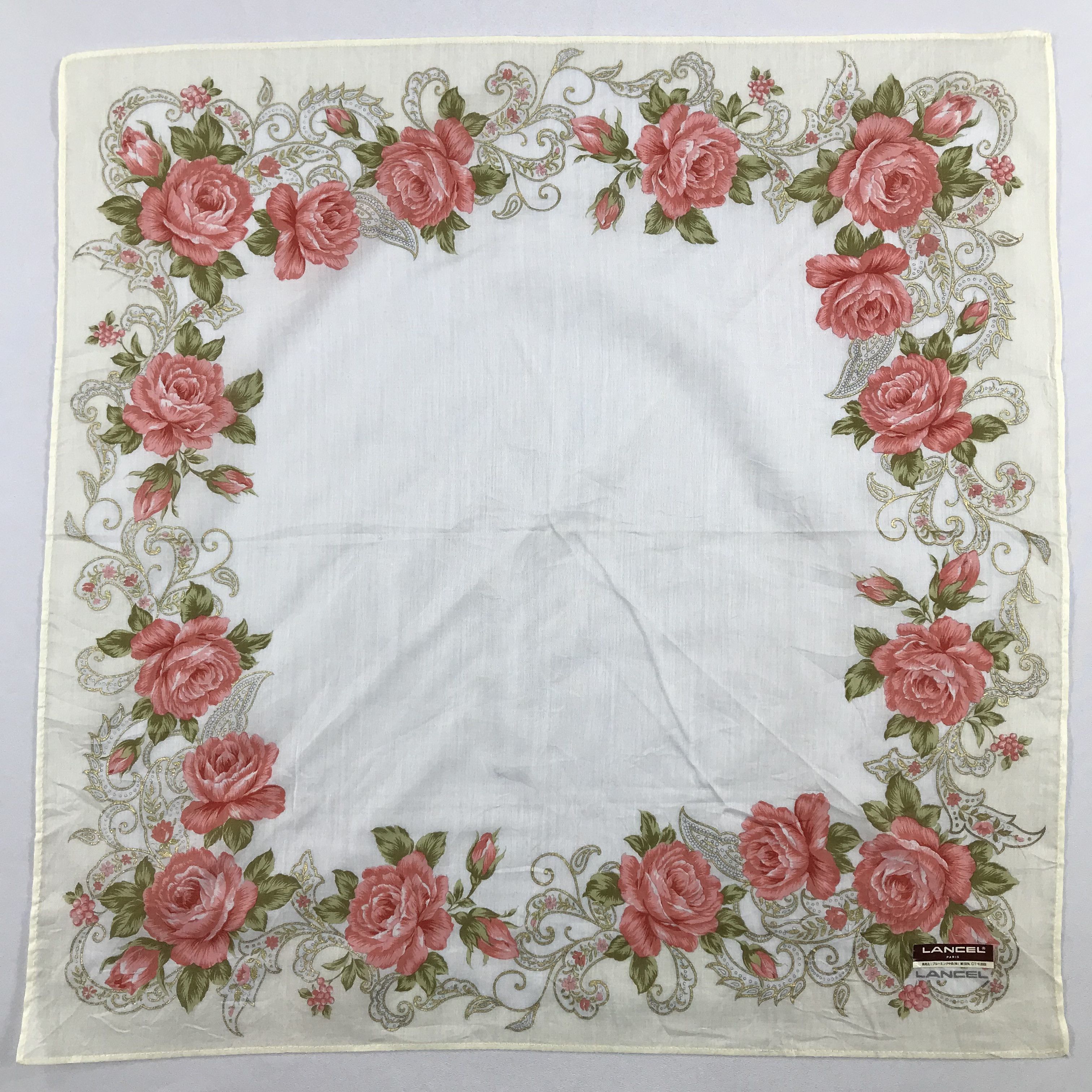 Lancel × Vintage Lancel Bandana / Handkerchief / Neckerchief - S2292 Size ONE SIZE - 1 Thumbnail