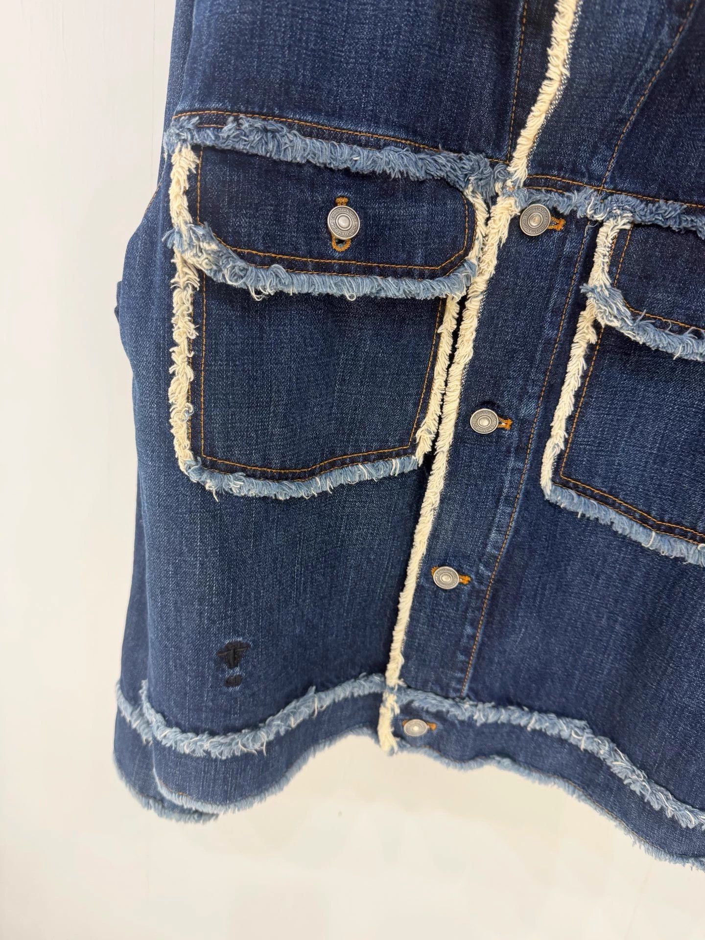 Dior Dior Classic Raw Hem Denim Jacket 99 New FR38 Size S / US 4 / IT 40 - 3 Thumbnail