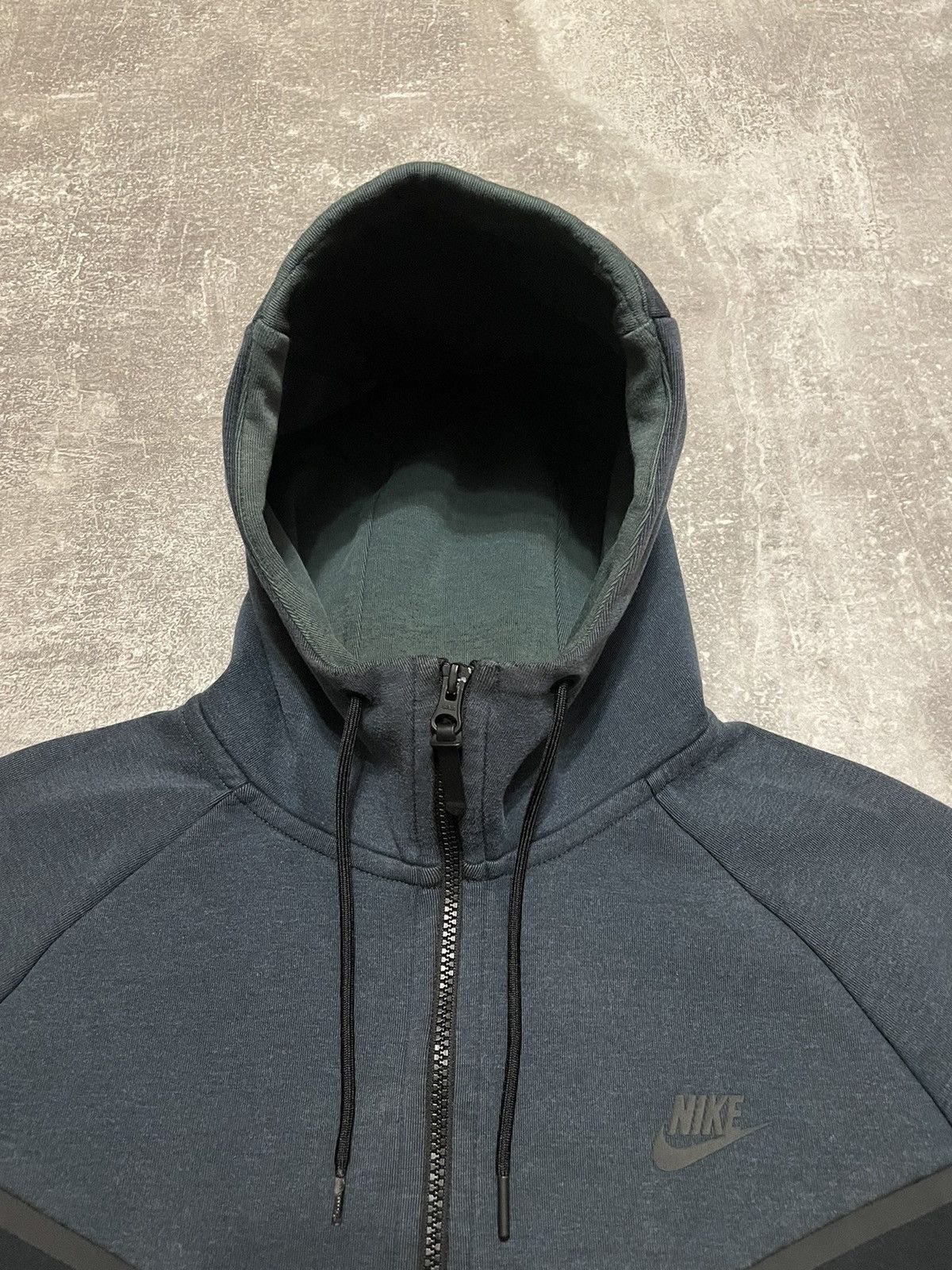 Nike × Vintage Vintage Nike Tach Fleece Zip-Up Hoodie Size US L / EU 52-54 / 3 - 6 Thumbnail