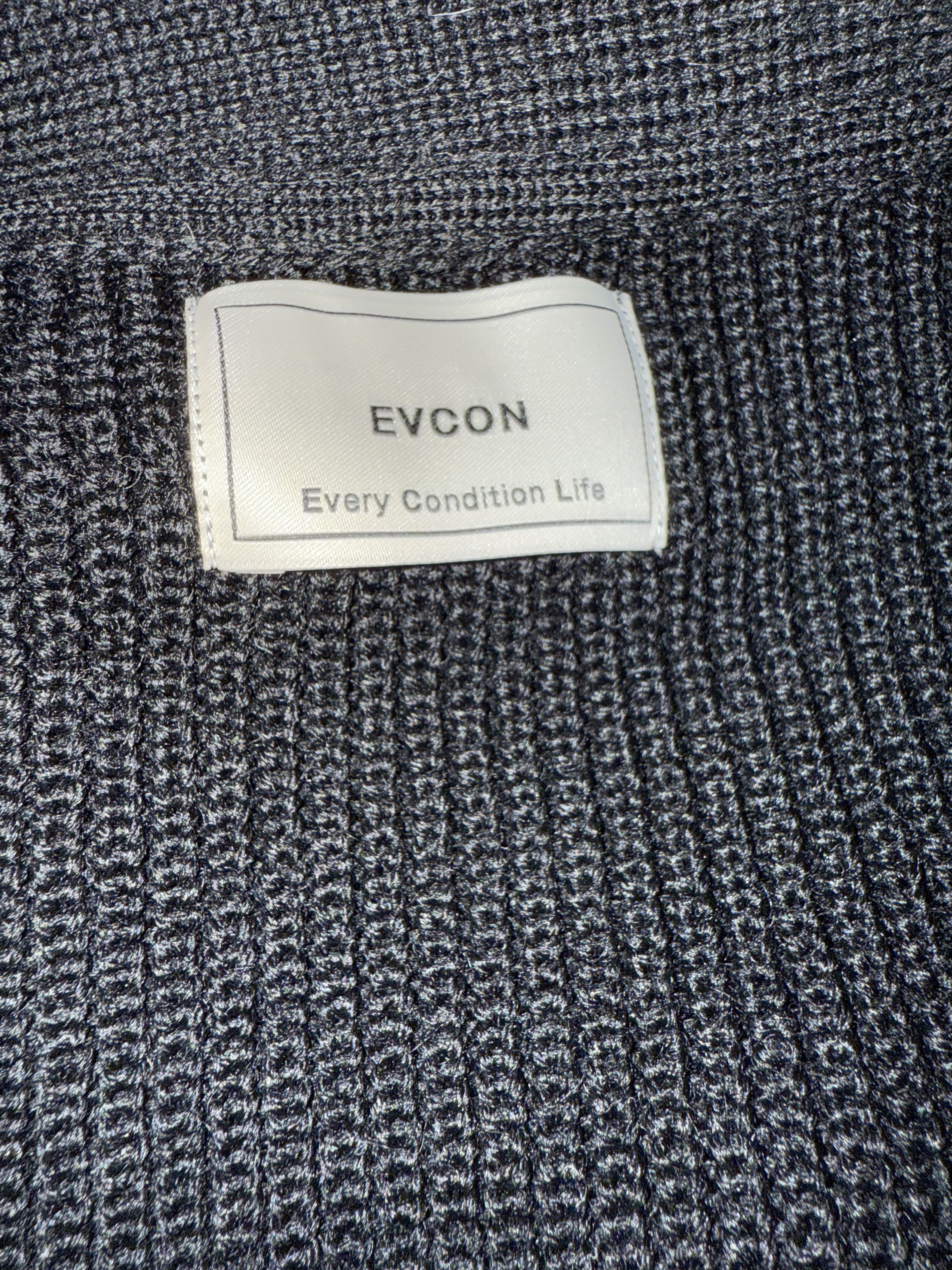 Japanese Brand EVCON Black Wool Knit Cardigan Size US L / EU 52-54 / 3 - 8 Thumbnail
