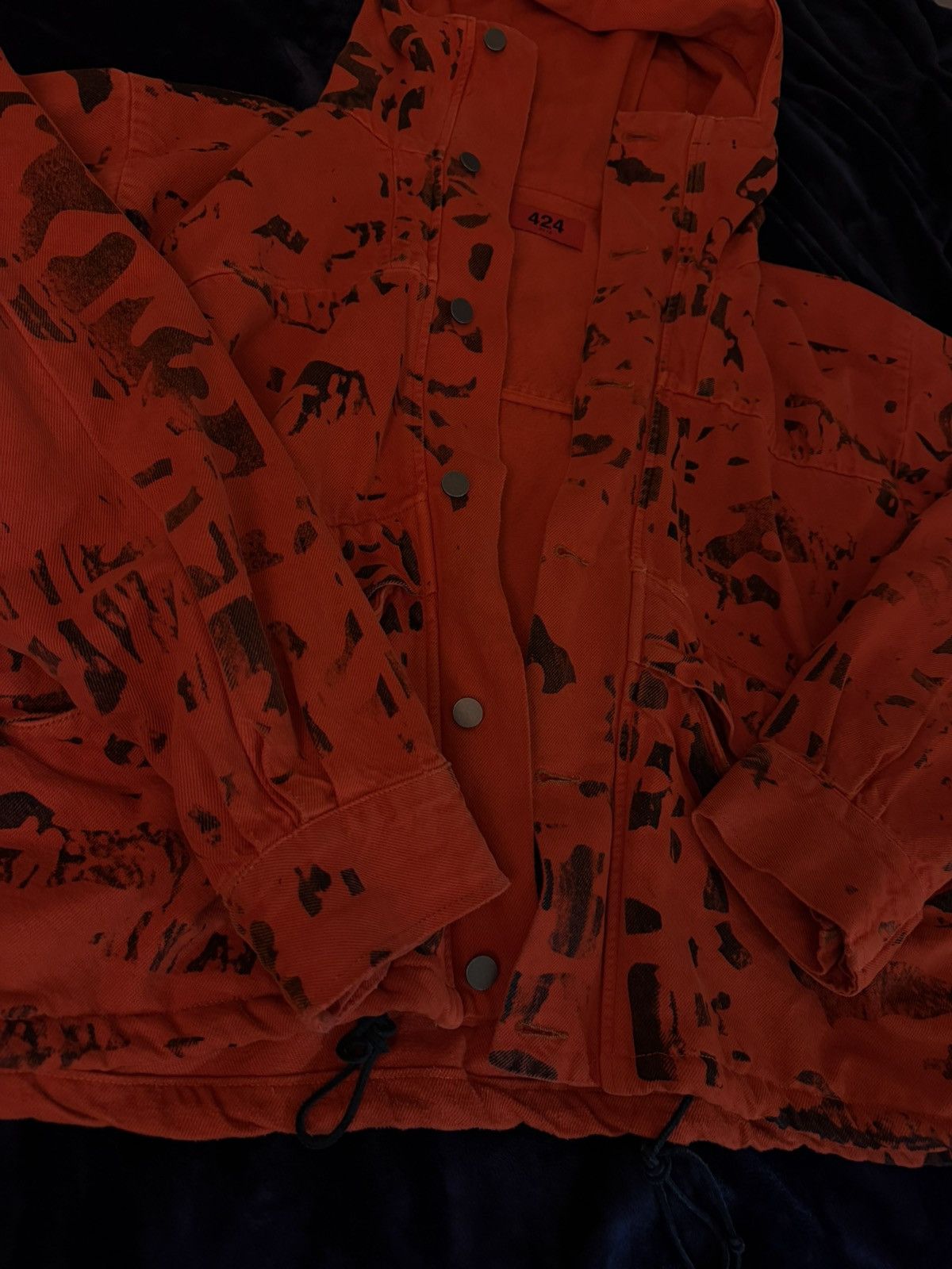 424 424 Denim Red jacket 2018 XL Size US XL / EU 56 / 4 - 2 Thumbnail