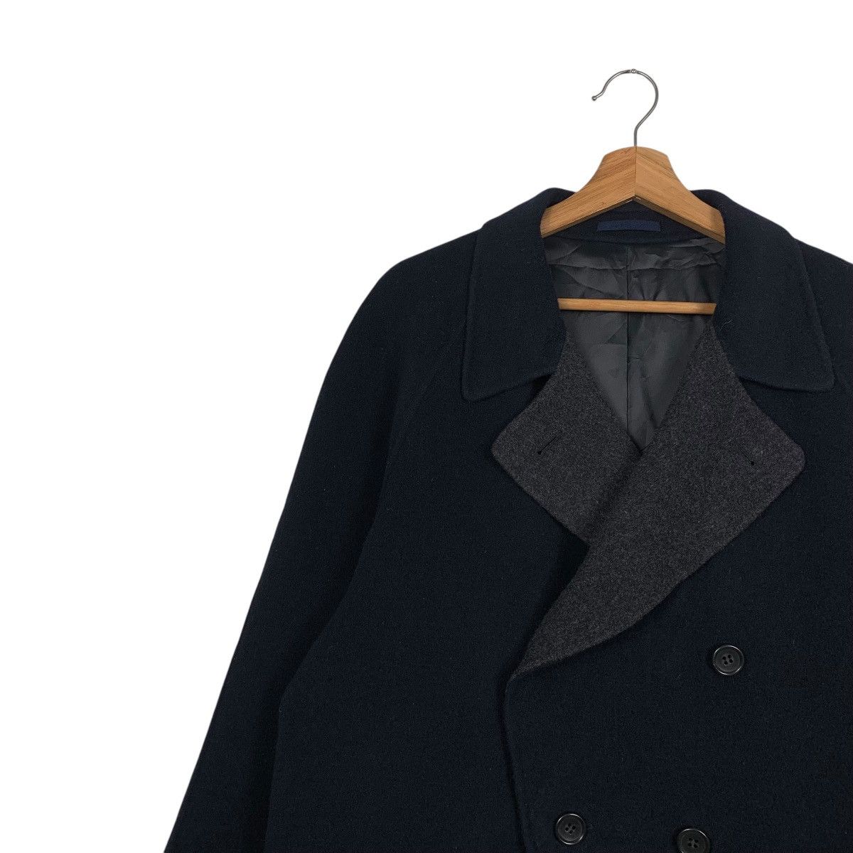 Comme Ca Ism Comme Ca Du Mode Men Wool Double Breasted Coat Size US L / EU 52-54 / 3 - 6 Thumbnail