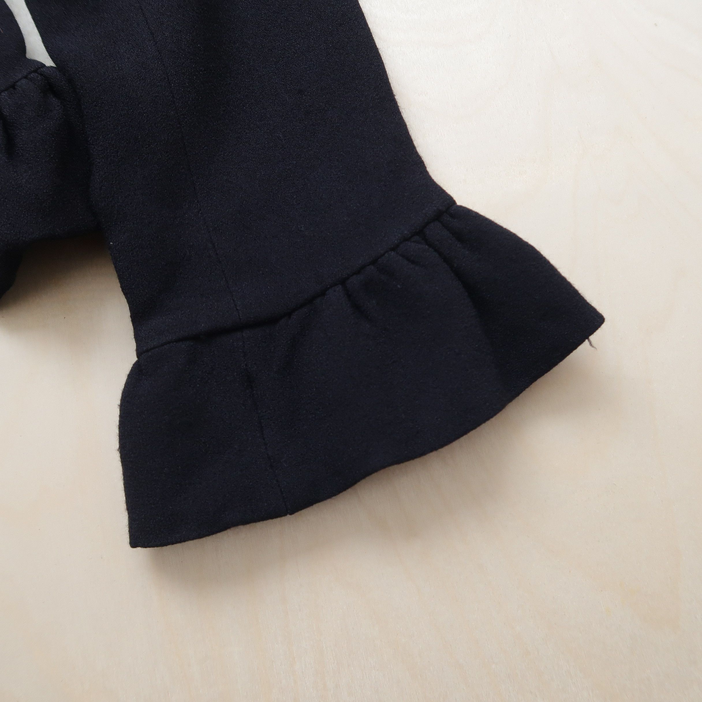 Saint Laurent Paris Yves Saint Laurent Diffusion Femmes Ruffle Jacket Blazer Size M / US 6-8 / IT 42-44 - 8 Thumbnail