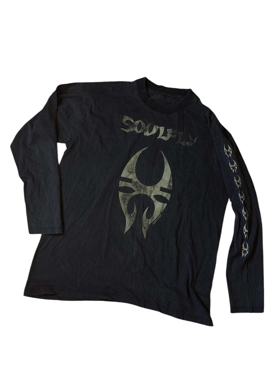 Band Tees × Vintage 1998 Vintage Long sleeve Soulfly Bring Da Shit S Size US S / EU 44-46 / 1 - 1 Thumbnail