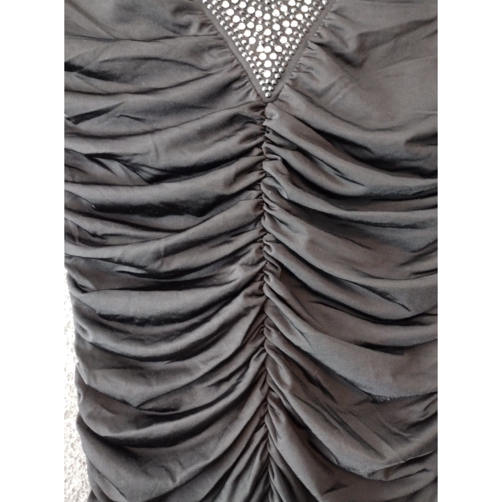 Vintage Twenty One Black Bodycon Party Cocktail Dress S Twenty One Dress Party Black S Sleeveless Off-Shoulder Short Vintage No Size S / US 4 / IT 40 - 5 Thumbnail
