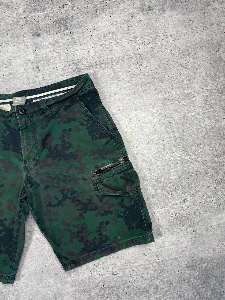 Nike Vintage Nike 90’s Y2K Style Drill Military Cargo Shorts Size US 34 / EU 50 - 3 Thumbnail