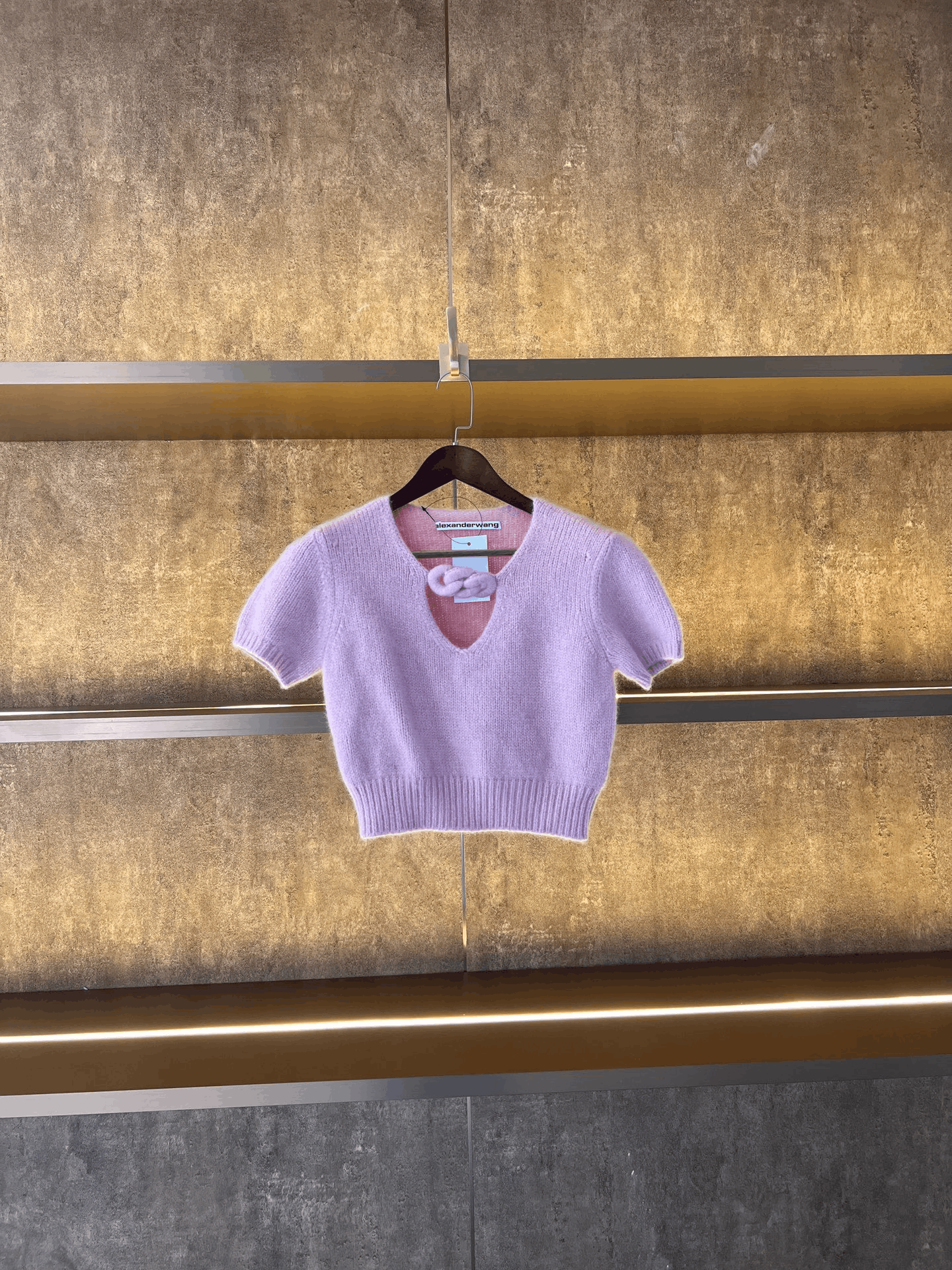 Alexander Wang Alexander Wang Hollow-Out Knit Top Size L / US 10 / IT 46 - 1 Thumbnail