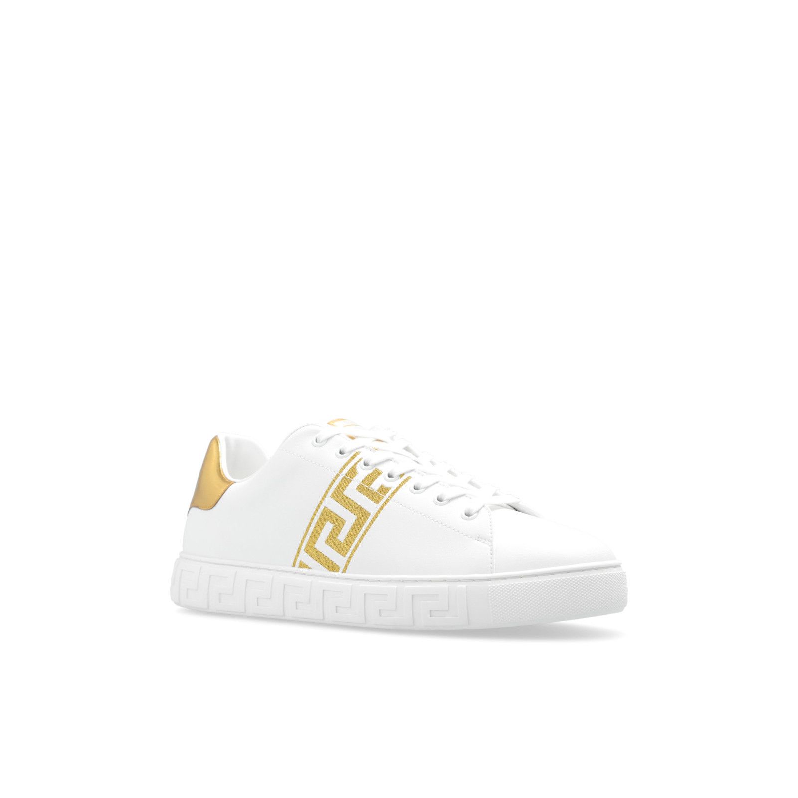 Versace VERSACE 'Greca' White Sneakers New And Authentic (Men's size Size US 6 / EU 39 - 2 Thumbnail
