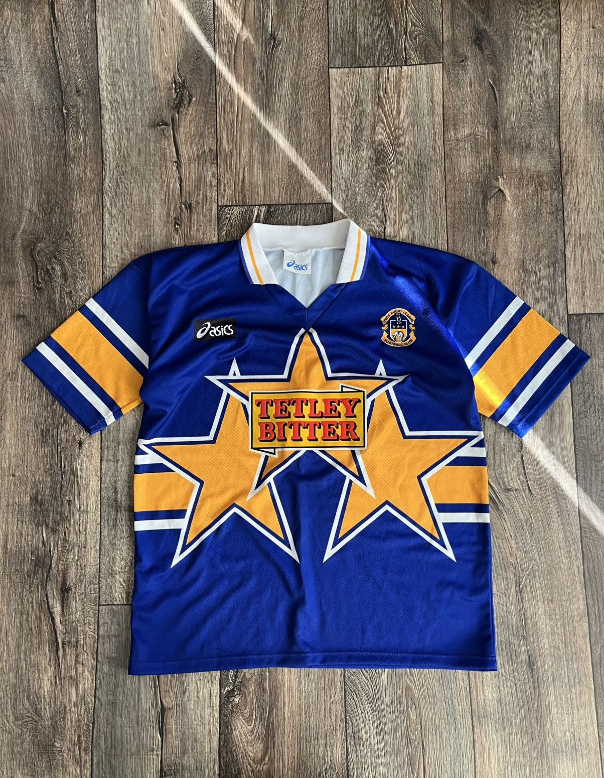 Asics Vintage Leeds Rhinos Asics 1996 Rugby League Jersey Size US L / EU 52-54 / 3 - 1 Thumbnail