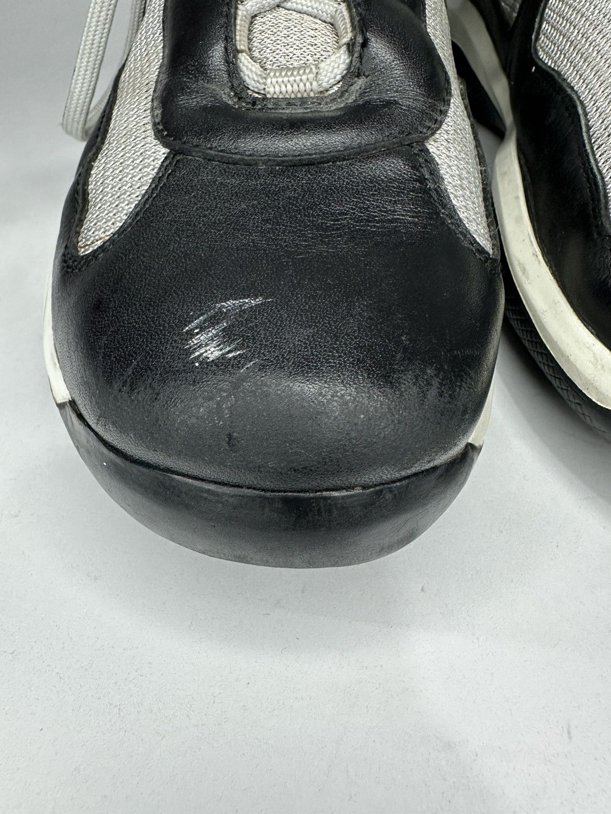 Prada Prada America’s Cup Black Leather And Grey Mesh Sneakers. Size US 11.5 / EU 44-45 - 7 Thumbnail