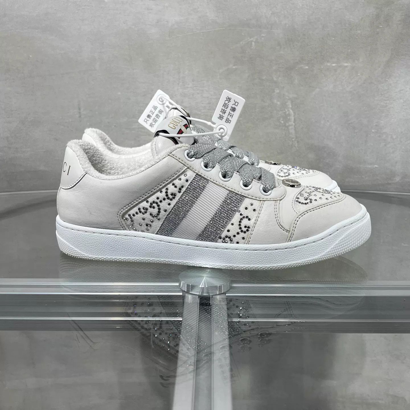 Gucci Gucci Rhyton White Diamond 35 Size US 4.5 / IT 34.5 - 4 Thumbnail