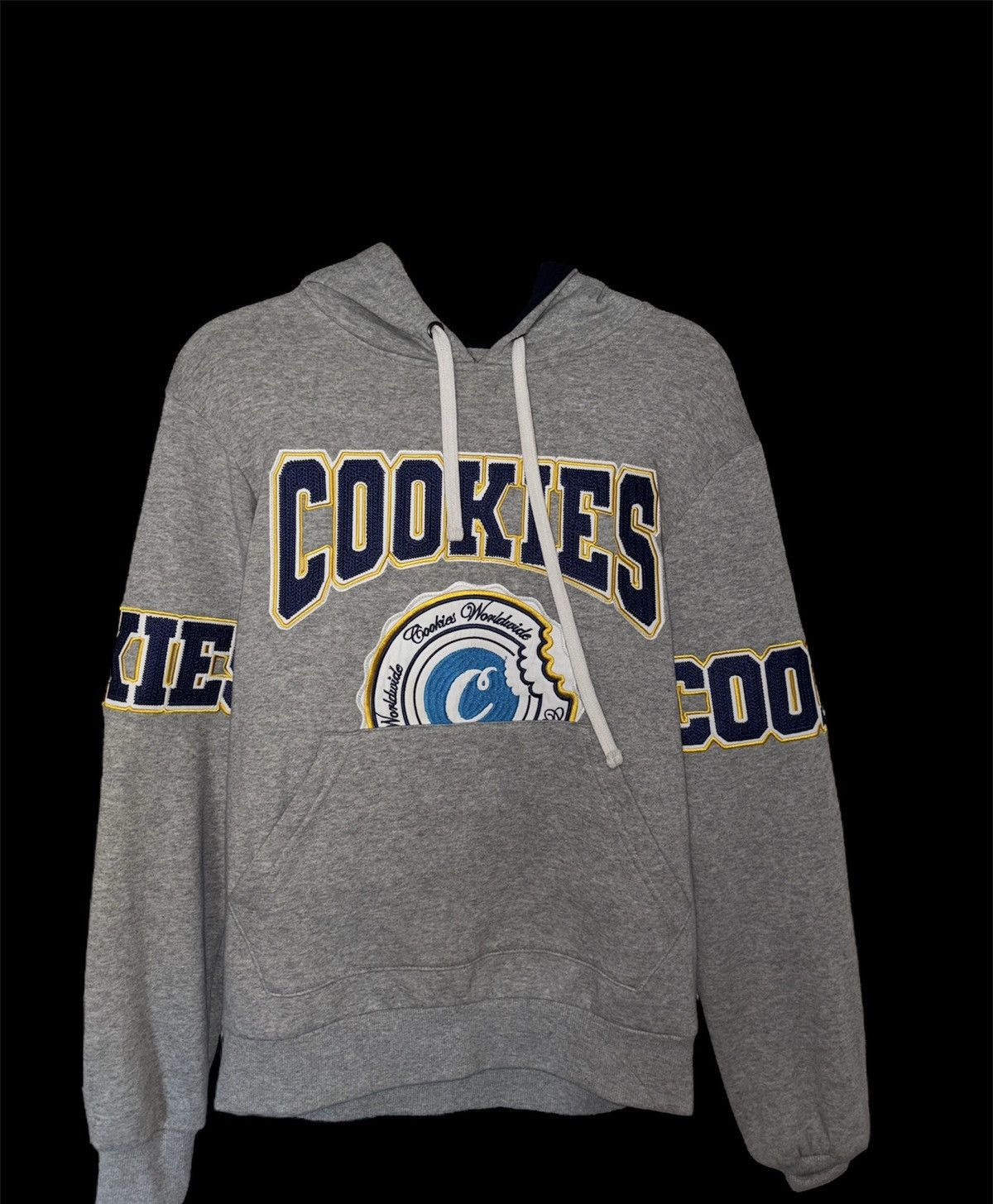 image of Cookies Hoodie in Grey, Men's (Size Medium)