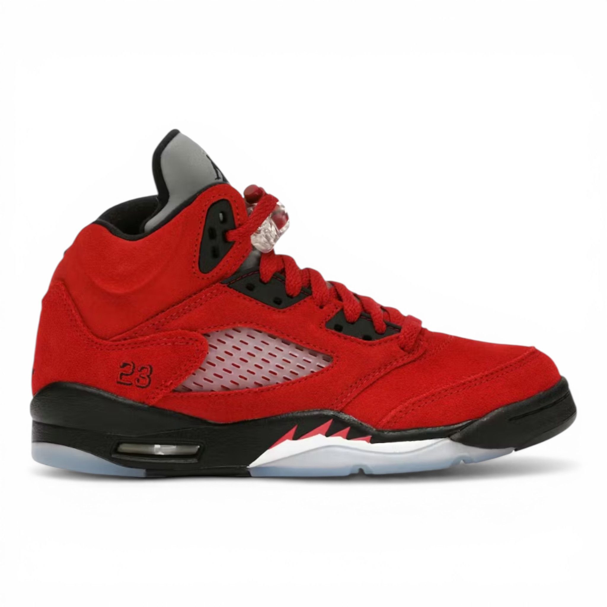 Nike 5 Retro Raging Bull Red (2021) (GS) Size US 5.5 / EU 38 - 1 Preview