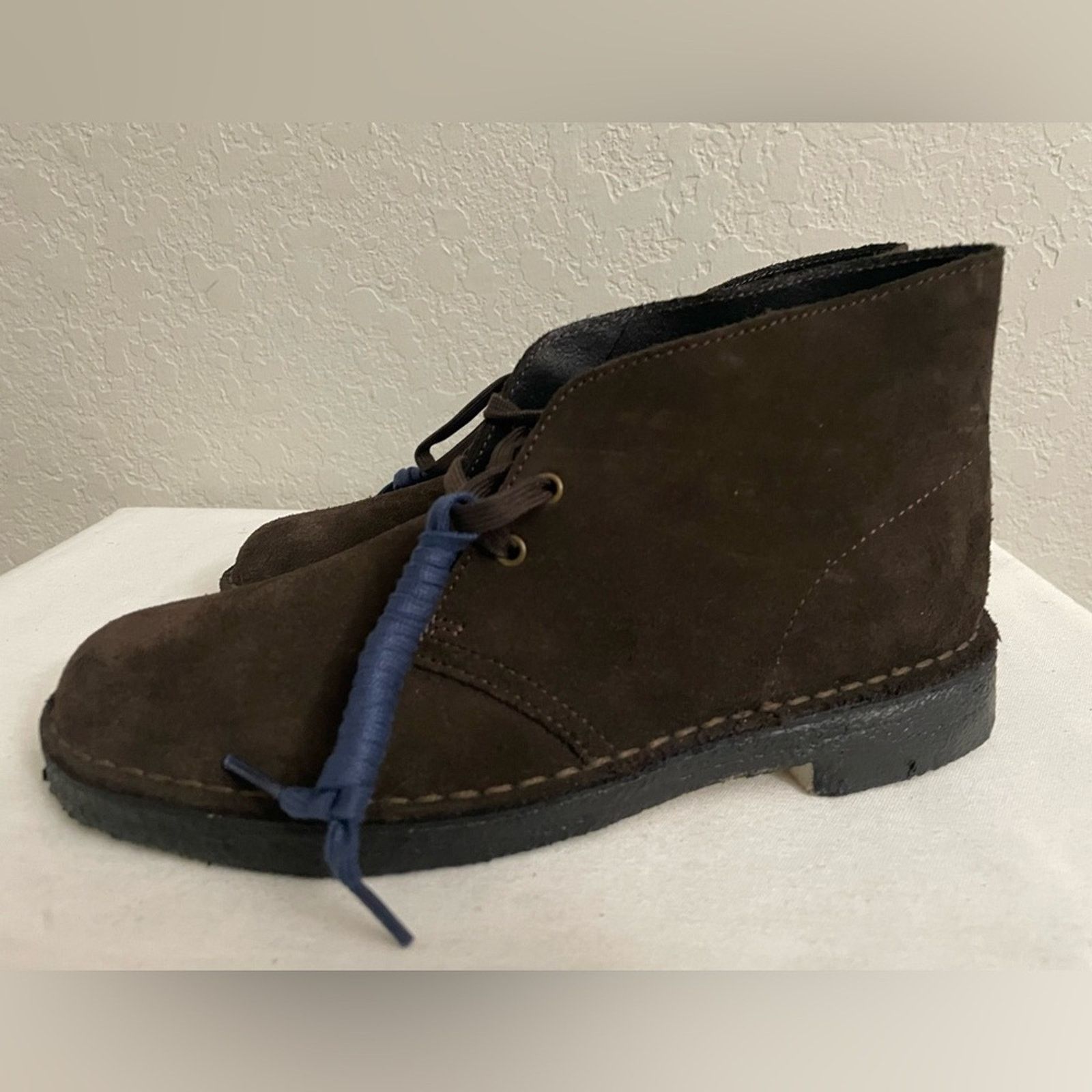 Clarks Clarks Men Desert Boot Bushacre 3 Chukka Brown Suede 7.5 Size US 7.5 / EU 40-41 - 3 Thumbnail