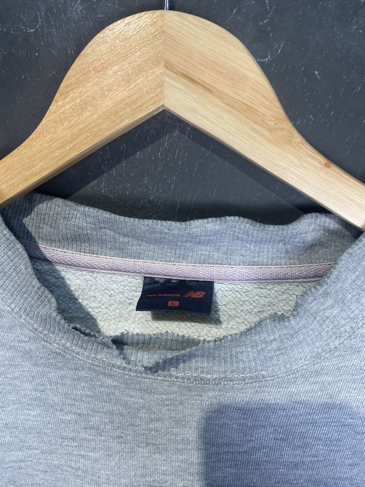 New Balance × Vintage y2k Distressed New Balance Boxy Crewneck Size US L / EU 52-54 / 3 - 6 Thumbnail