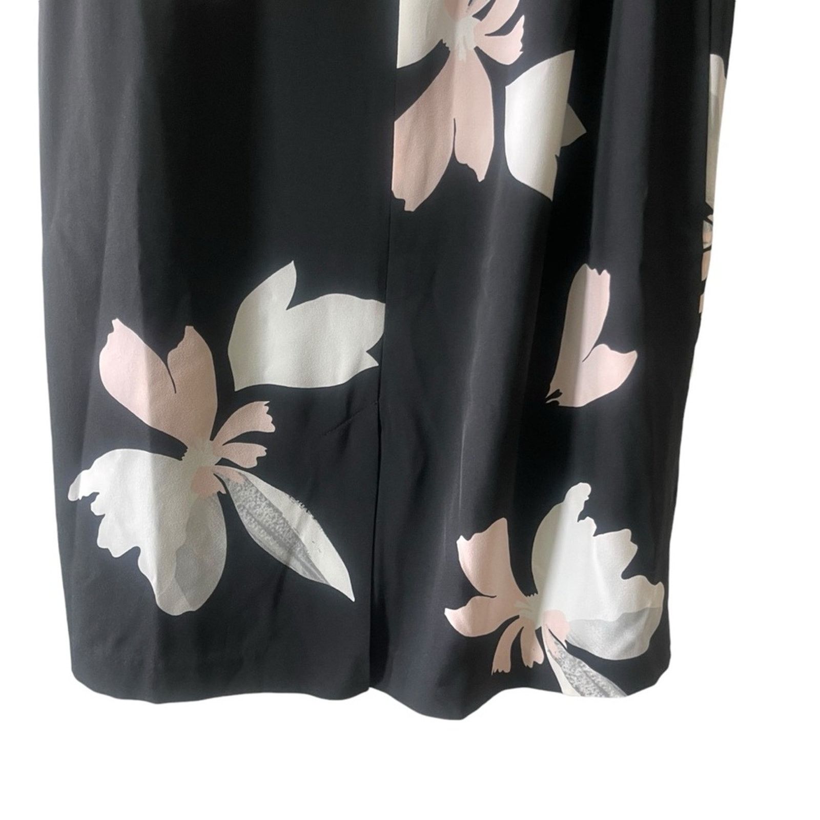 Jones New York Jones New York Floral Asymmetrical Sleeveless Belted Dress Size XL / US 12-14 / IT 48-50 - 5 Thumbnail