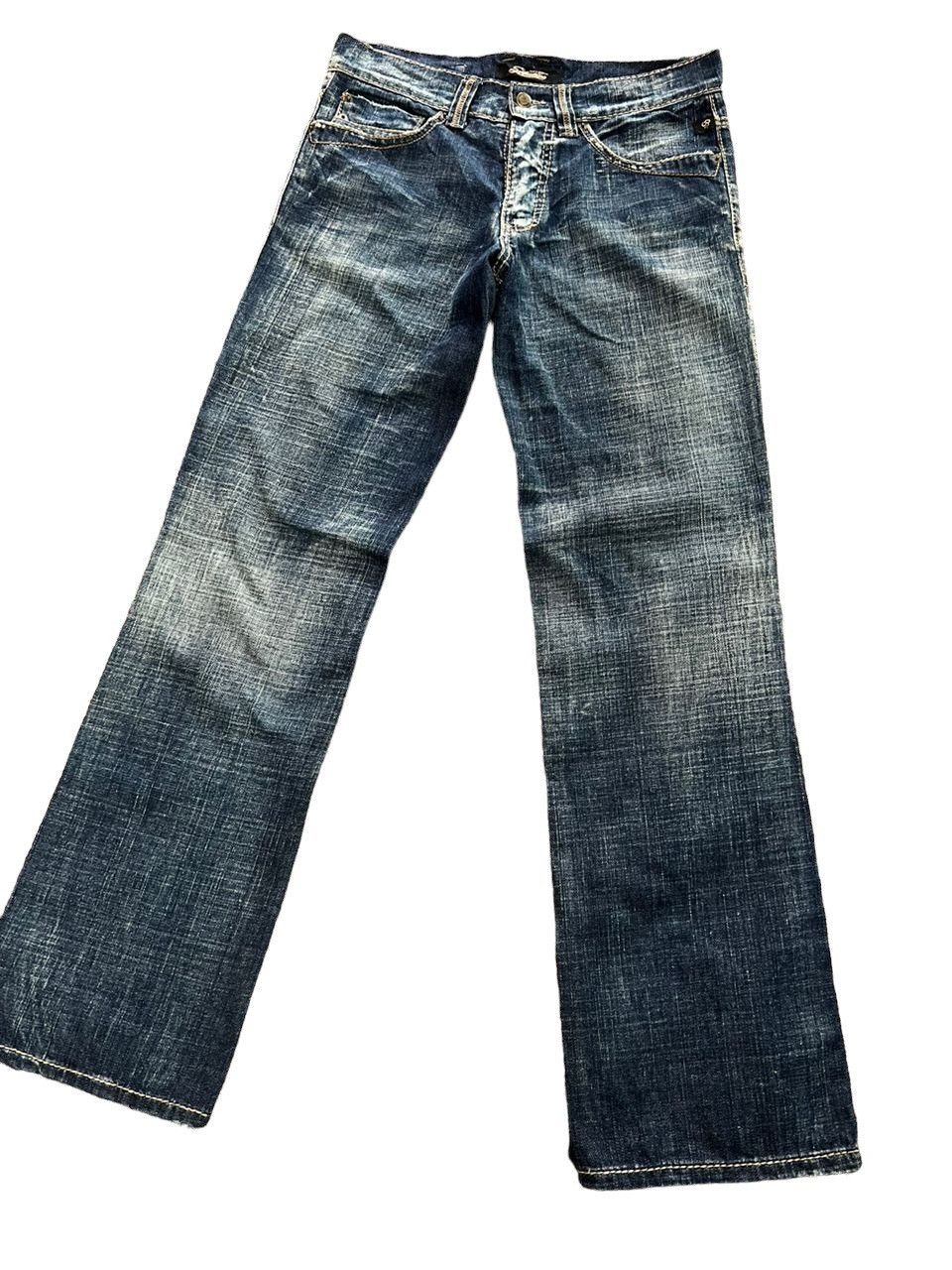 Vintage Serfortaine Relaxed Wide Leg California Twisted Seams Jeans Size US 34 / EU 50 - 4 Thumbnail