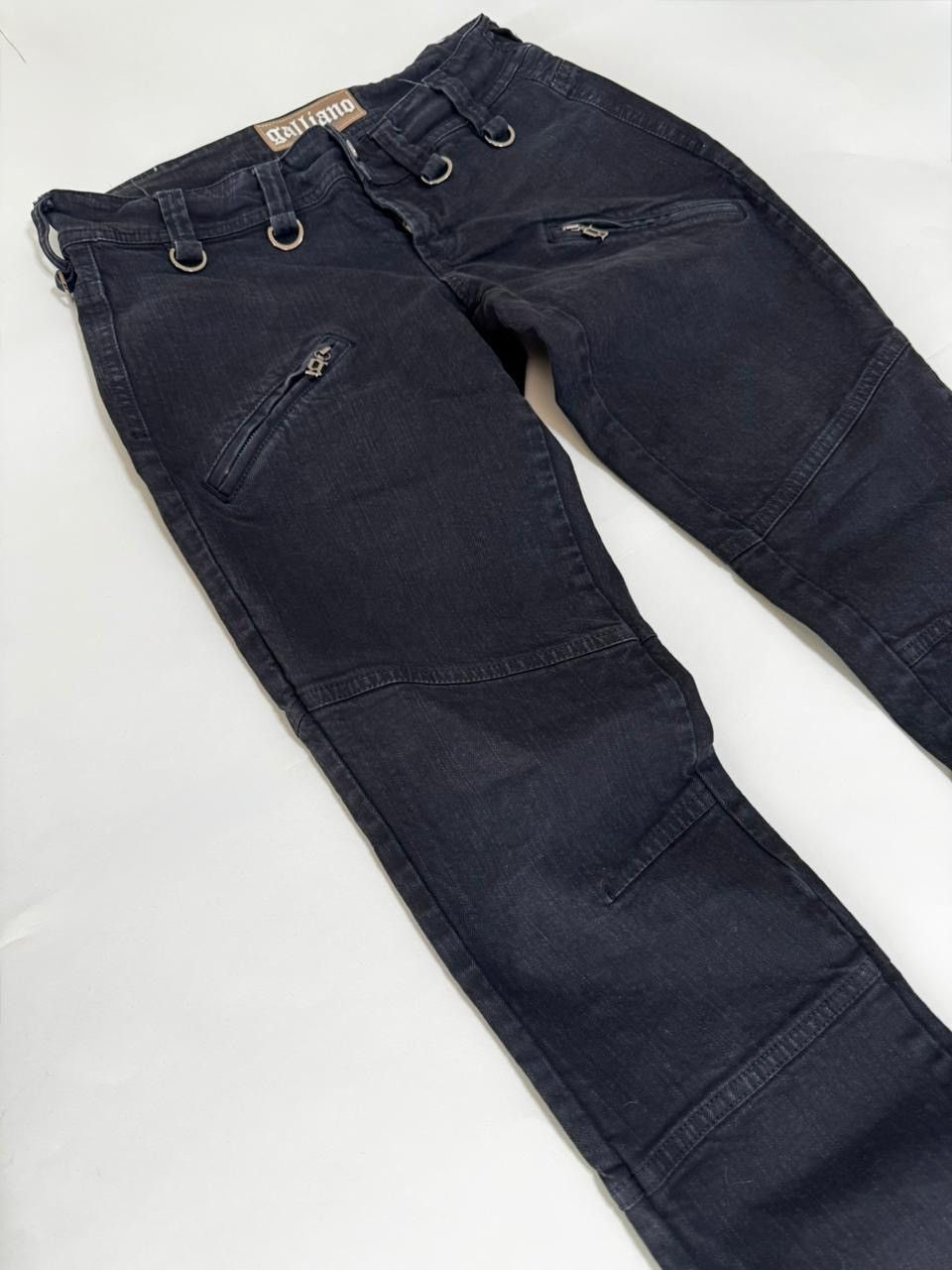 John Galliano Galliano Zipper Side Jeans Sz 28 Size 28" / US 6 / IT 42 - 3 Thumbnail