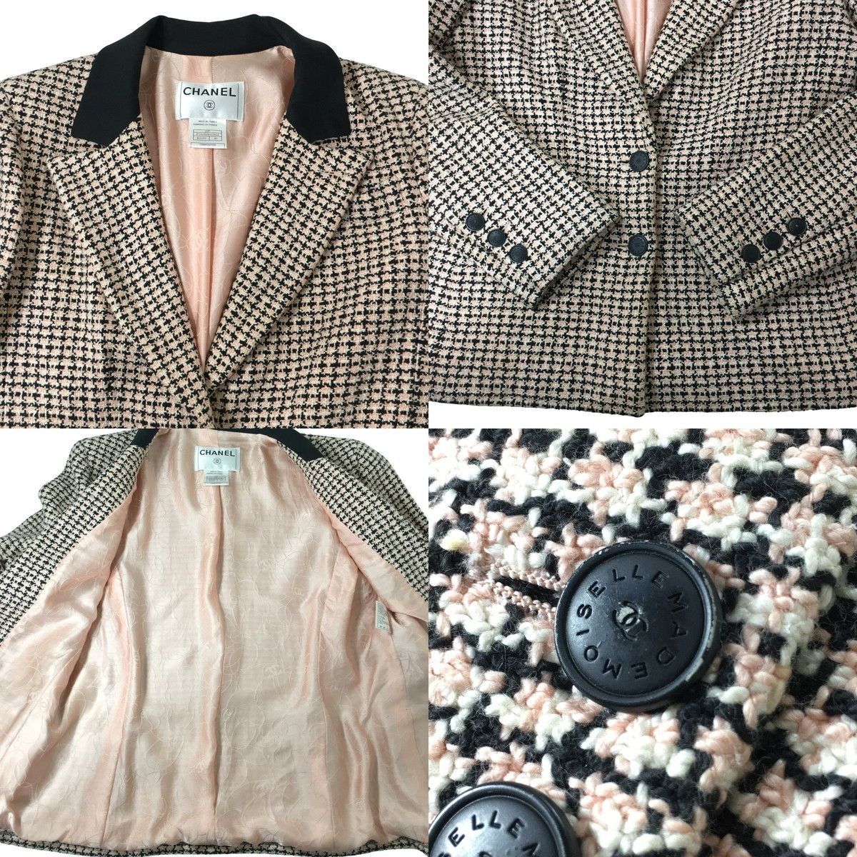 Chanel CHANEL Jacket Blazer Tweed 02P 2002 women 40 Size S / US 4 / IT 40 - 9 Thumbnail