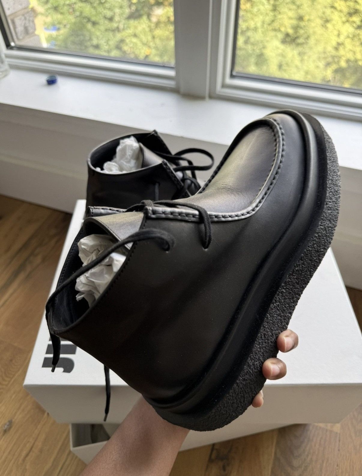 Jil Sander Jil Sander Low Leather Chukka Boot sz 8 (41 EU) Size US 8 / EU 41 - 2 Thumbnail