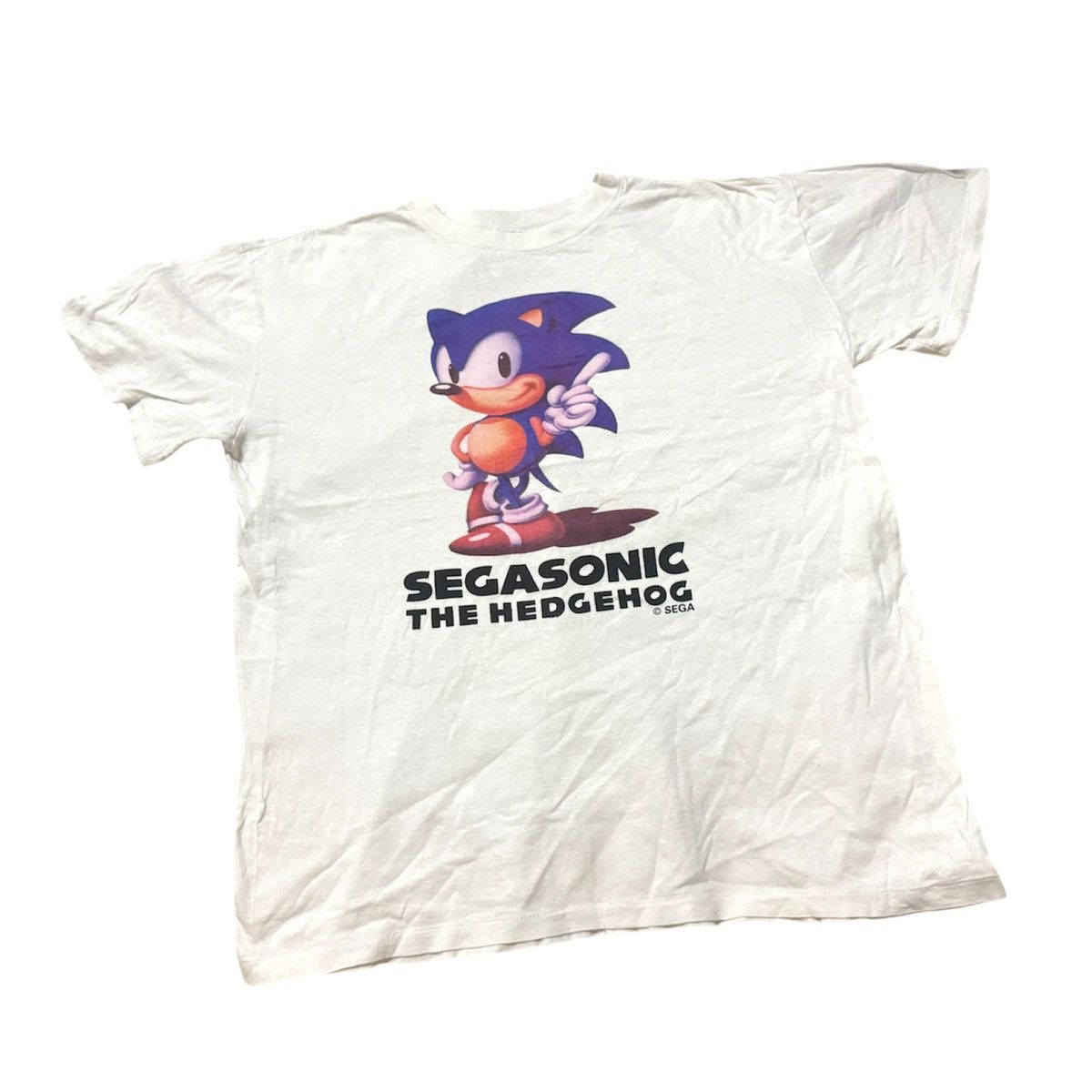 Vintage Vintage 90s Japan Sonic the Hedgehog SEGA T-Shirt Size US L / EU 52-54 / 3 - 1 Thumbnail