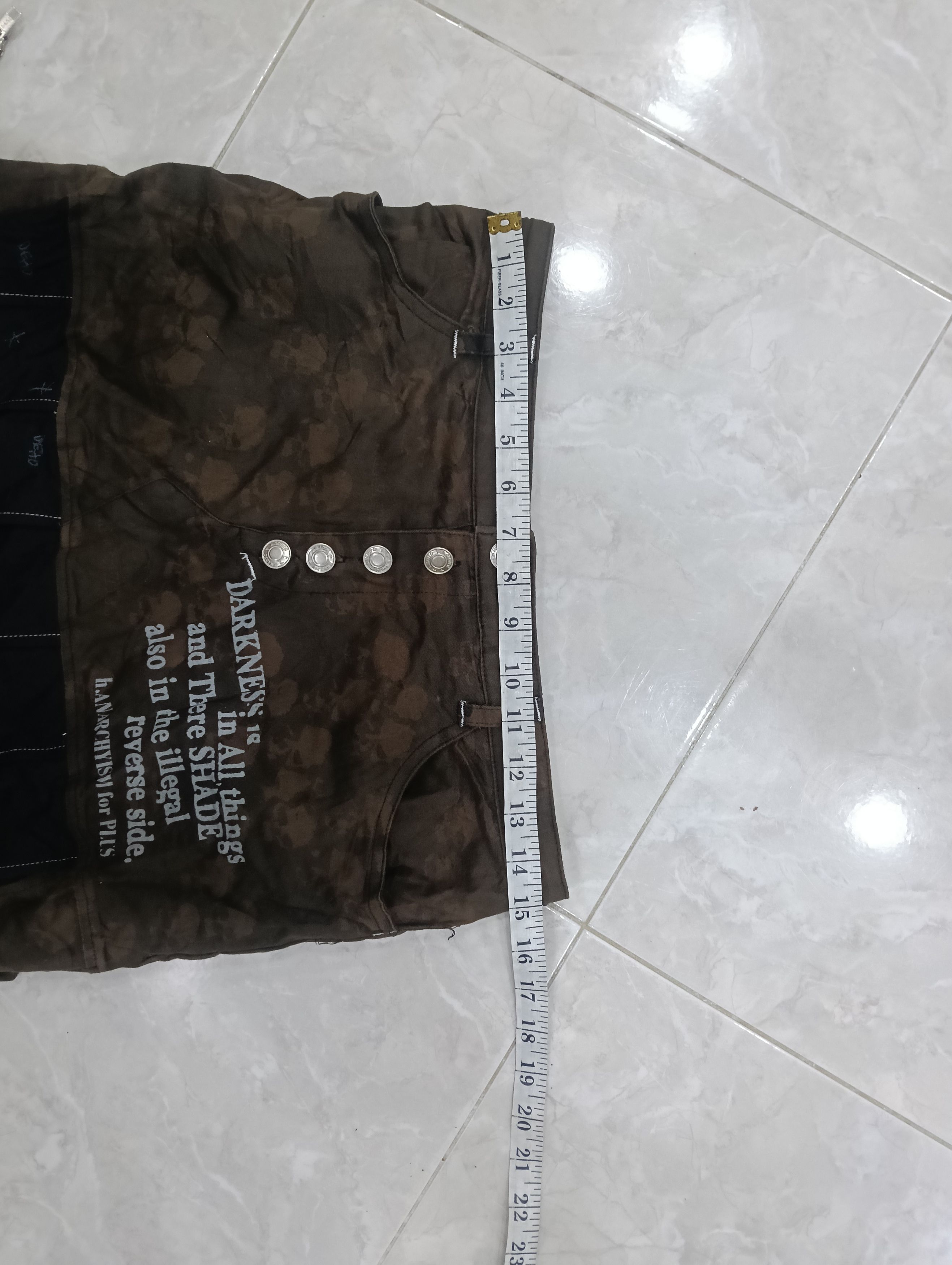 Seditionaries Forever Anarchy h.Anarchyism For Plus Skirt Size 30" / US 8 / IT 44 - 16 Thumbnail