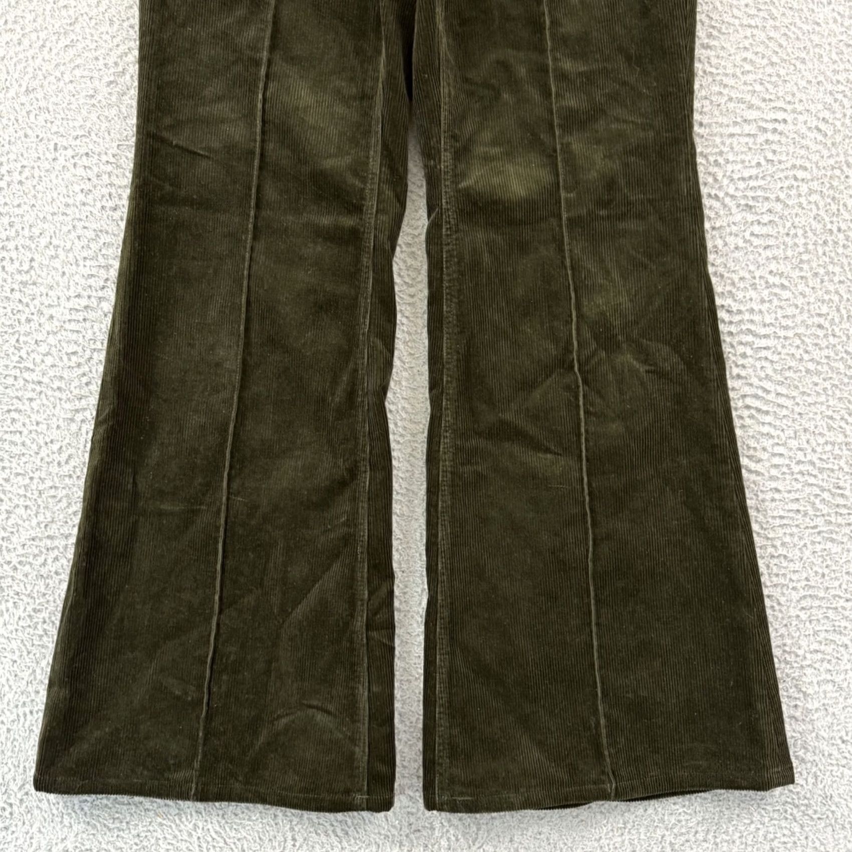 Polo Ralph Lauren VINTAGE Polo Ralph Lauren Pants Womens 4 Green Corduroy Flare Bell Bottoms Boho Shirt Shoes? Size 27" / US 4 / IT 40 - 2 Thumbnail
