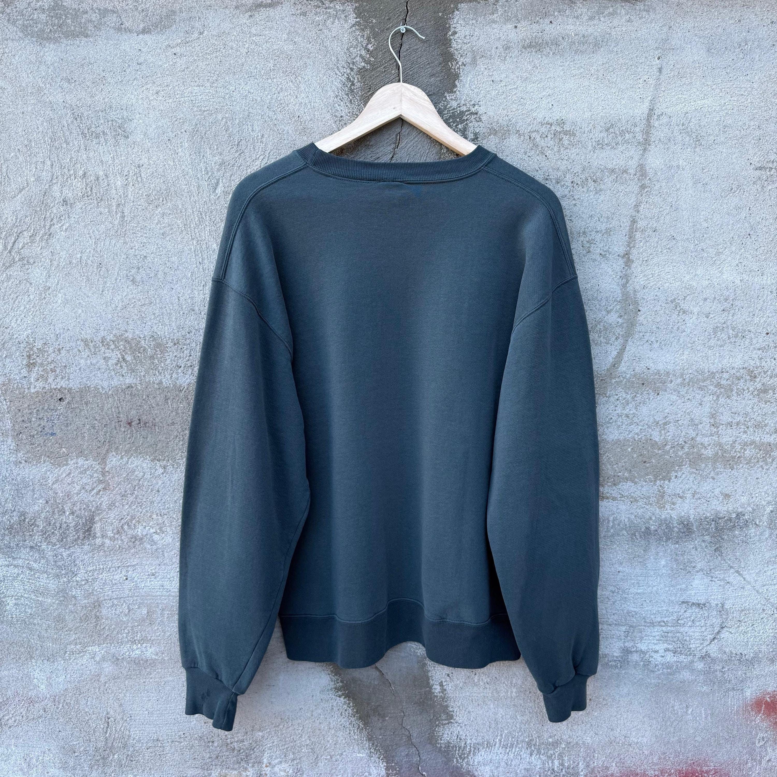 Russell Athletic × Vintage 90's Russell Atheltic Faded Green Crewneck Size US L / EU 52-54 / 3 - 2 Thumbnail