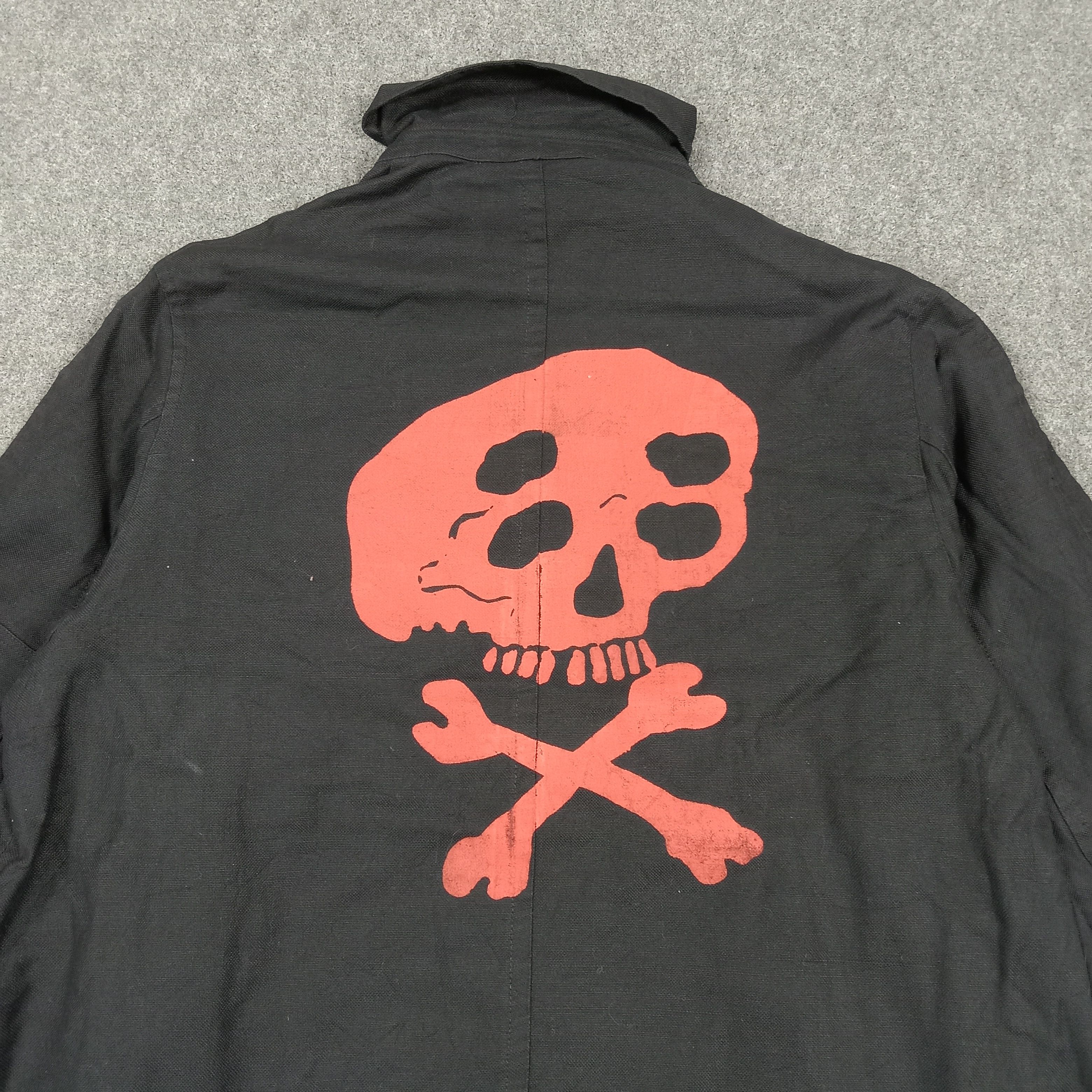 45rpm 45rpm Studio Duster Jacket Skull Custom Logo C288N16 Size US XL / EU 56 / 4 - 2 Thumbnail