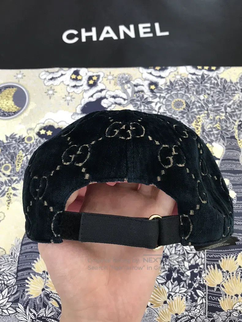 Gucci Gucci SizeS Old-fashioned velvet baseball cap Size ONE SIZE - 3 Thumbnail