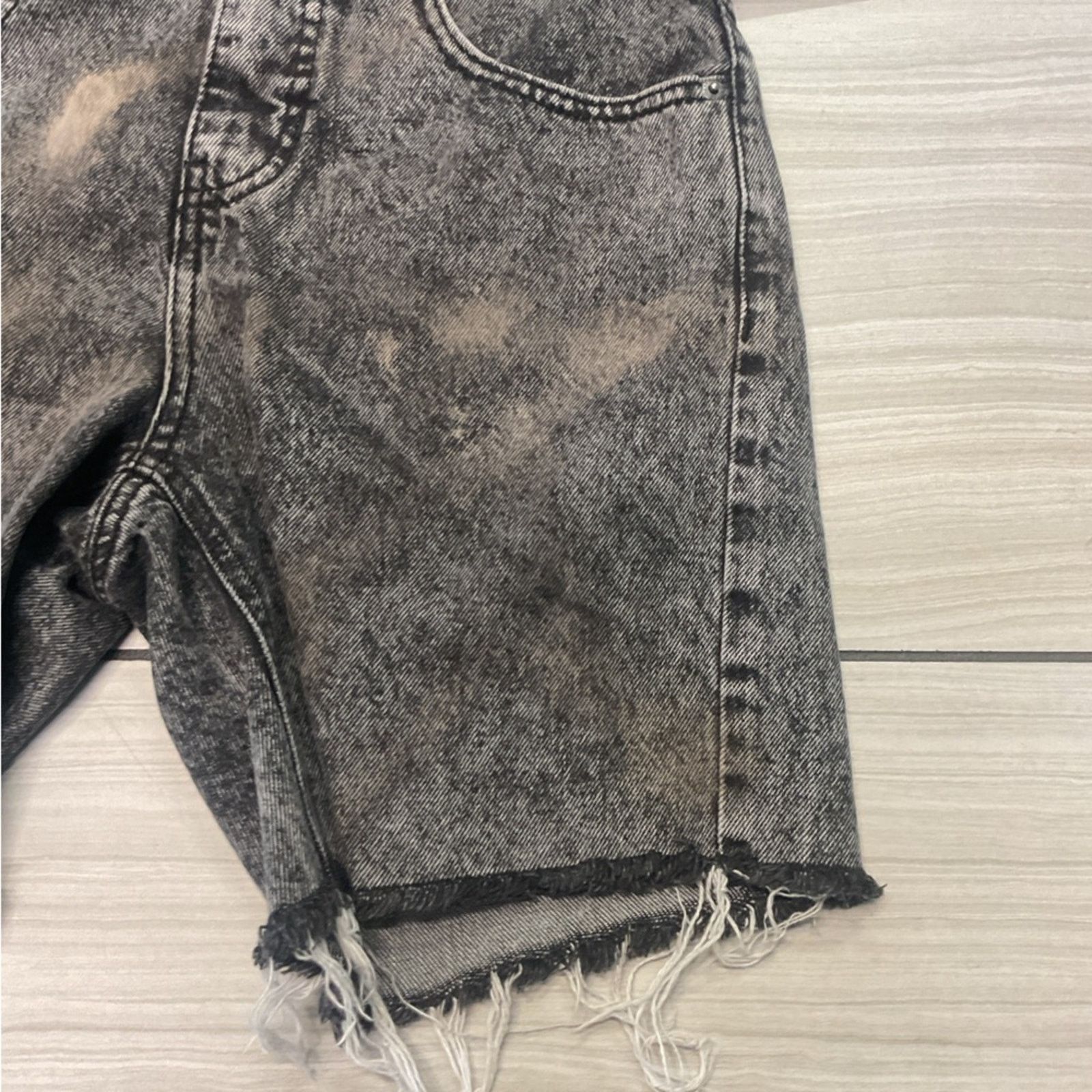 Vintage Empyre Grunge Bleach-Dye Skater Denim Shorts Size 29" - 7 Thumbnail
