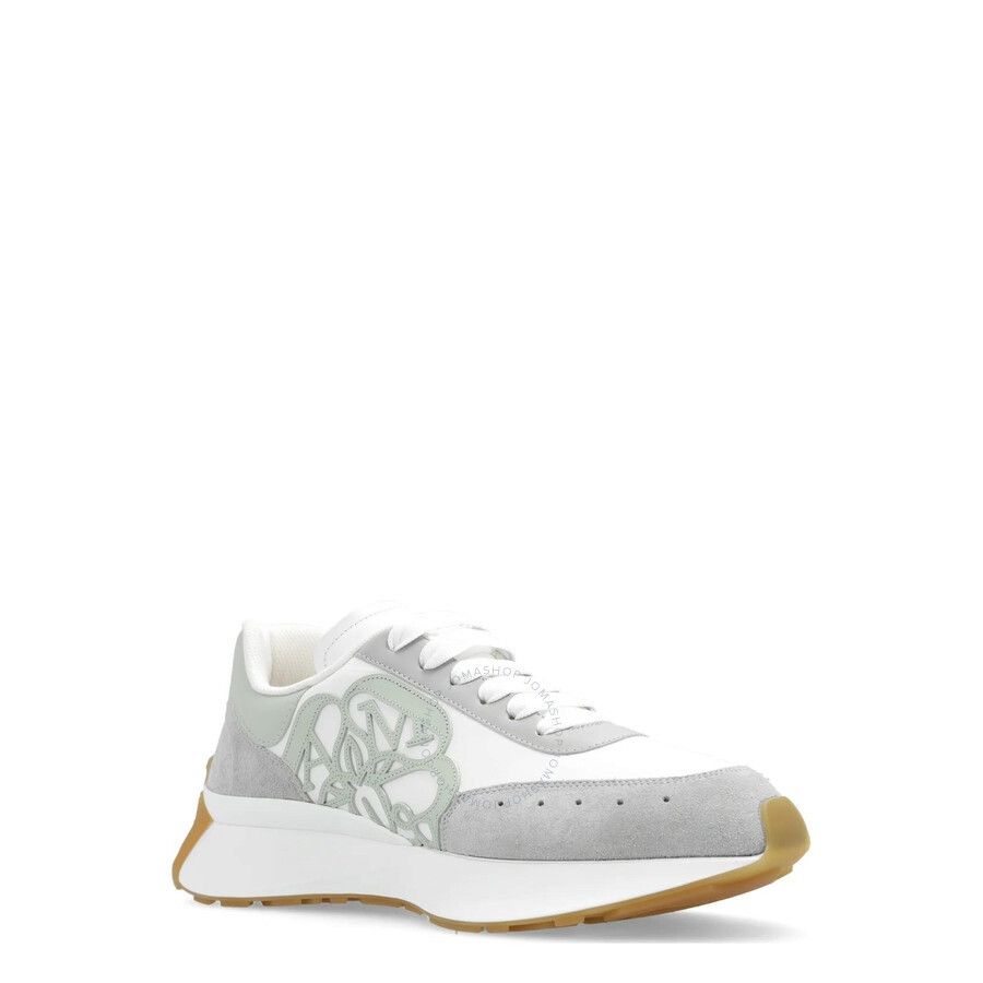 Alexander McQueen o1w1db10925 Sprint Runner in White/Grey Size US 7.5 / IT 37.5 - 3 Thumbnail
