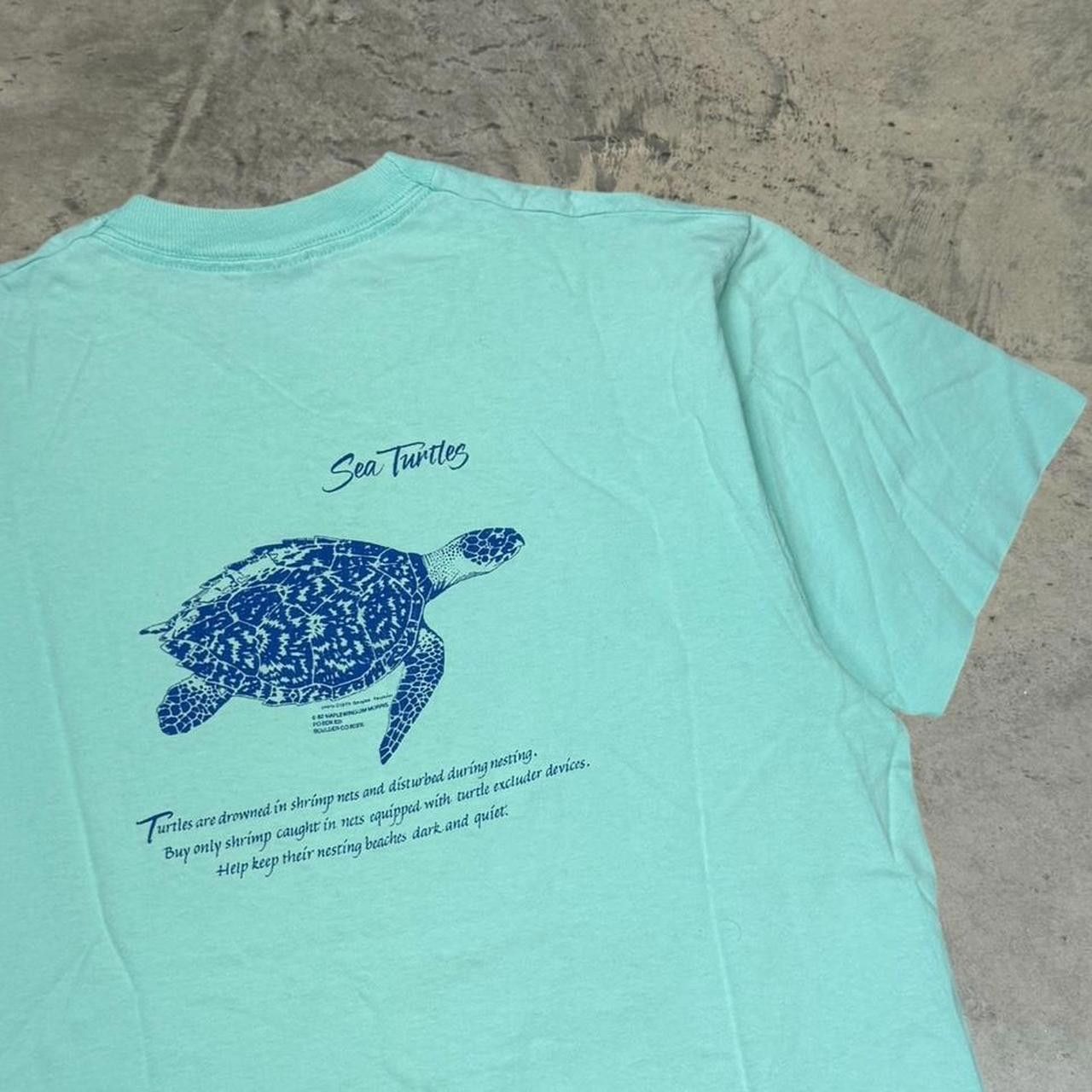 Anvil × Vintage Vintage 90s Jim Morris Sea Turtle T-Shirt Size US L / EU 52-54 / 3 - 1 Thumbnail
