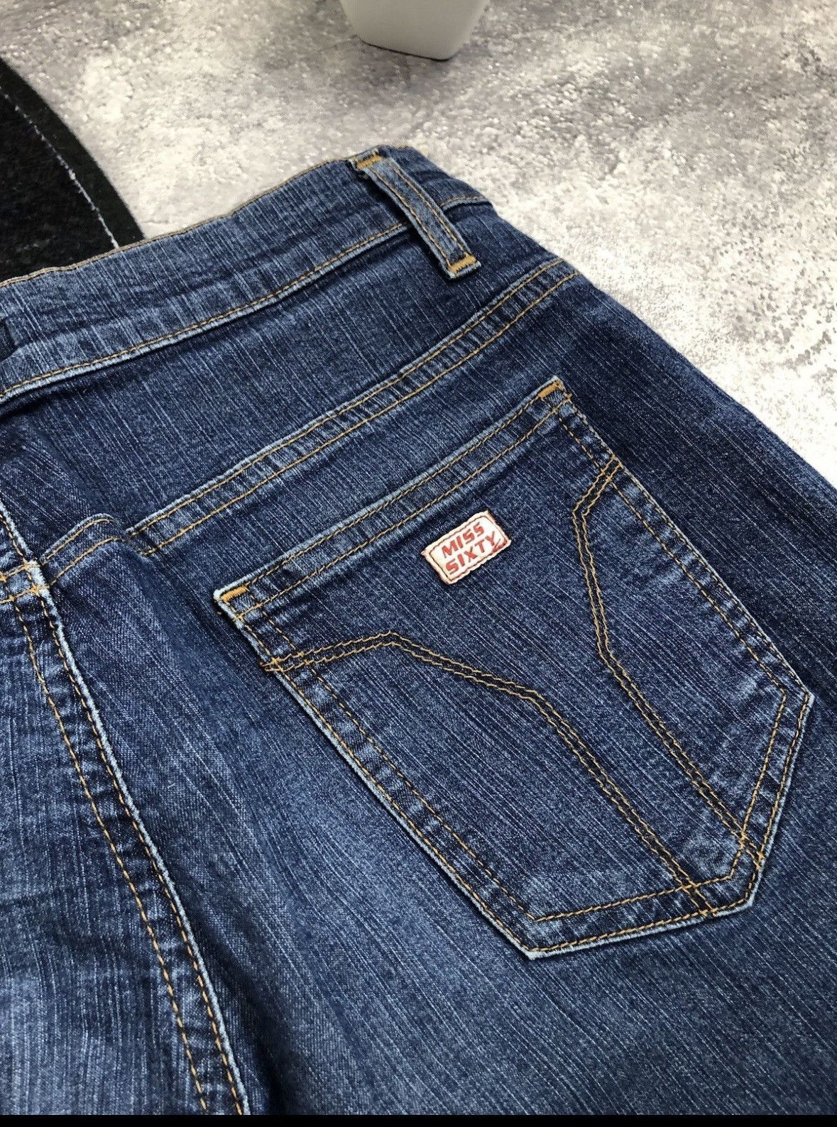 Miss Sixty MISS SIXTY Vintage 29 Size Flared Streetwear Avantgarde Y2k Size 29" - 5 Thumbnail