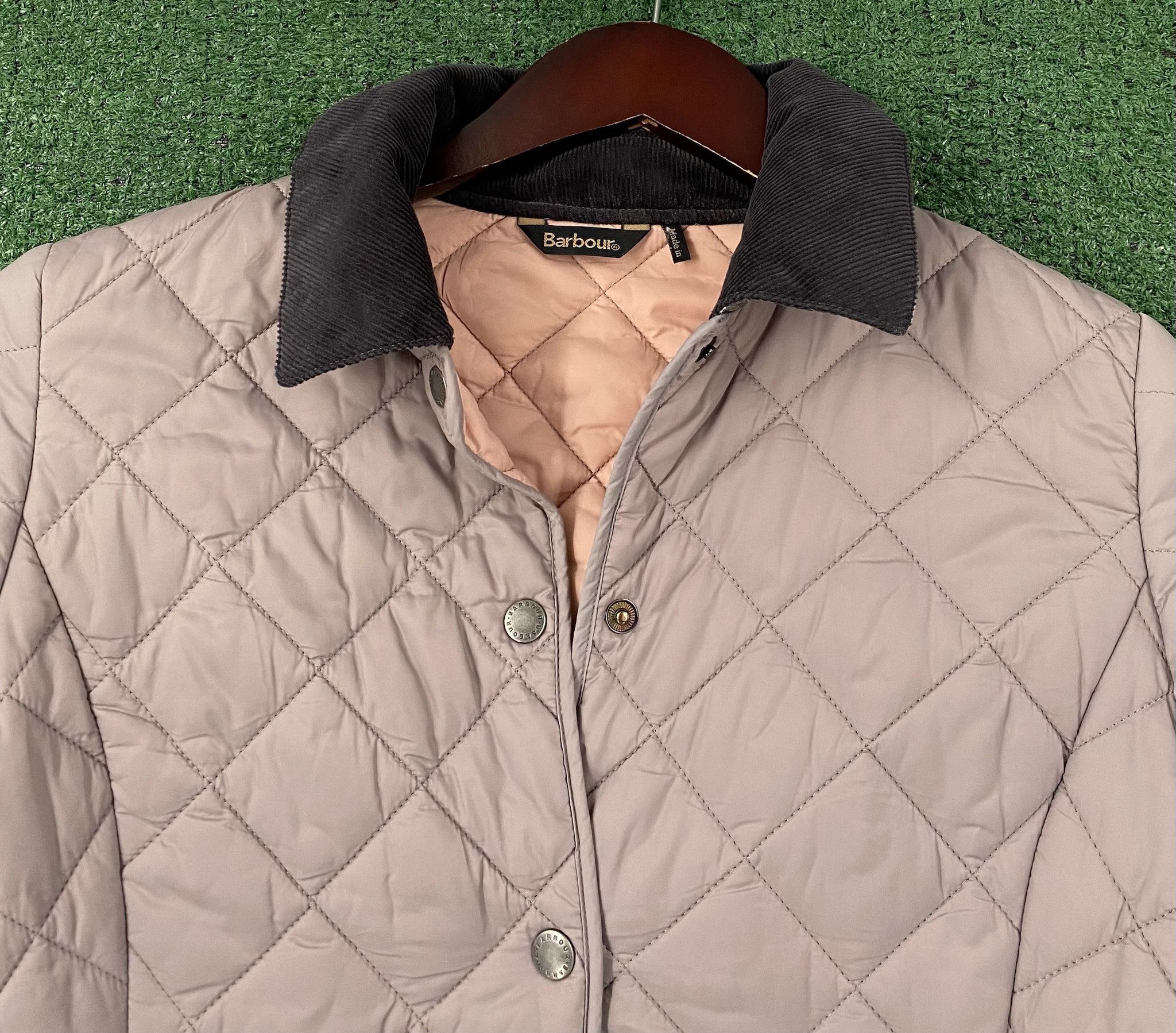 Barbour Barbour Original Tartan Deveron Quilted Grey Jacket 10 Size L / US 10 / IT 46 - 2 Thumbnail