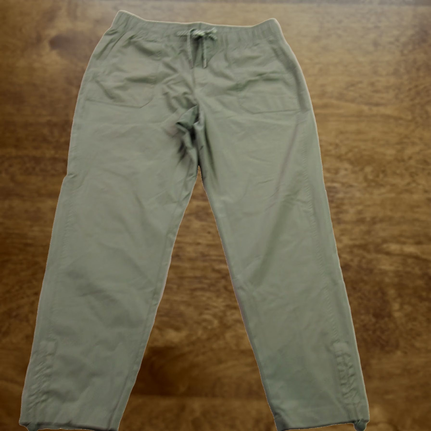 Avalanche Avalanche Pants Womens Large Chino Green Drawstring Pockets Lightweight Casual Regular Fit Size 36" / US 14 / IT 50 - 1 Thumbnail