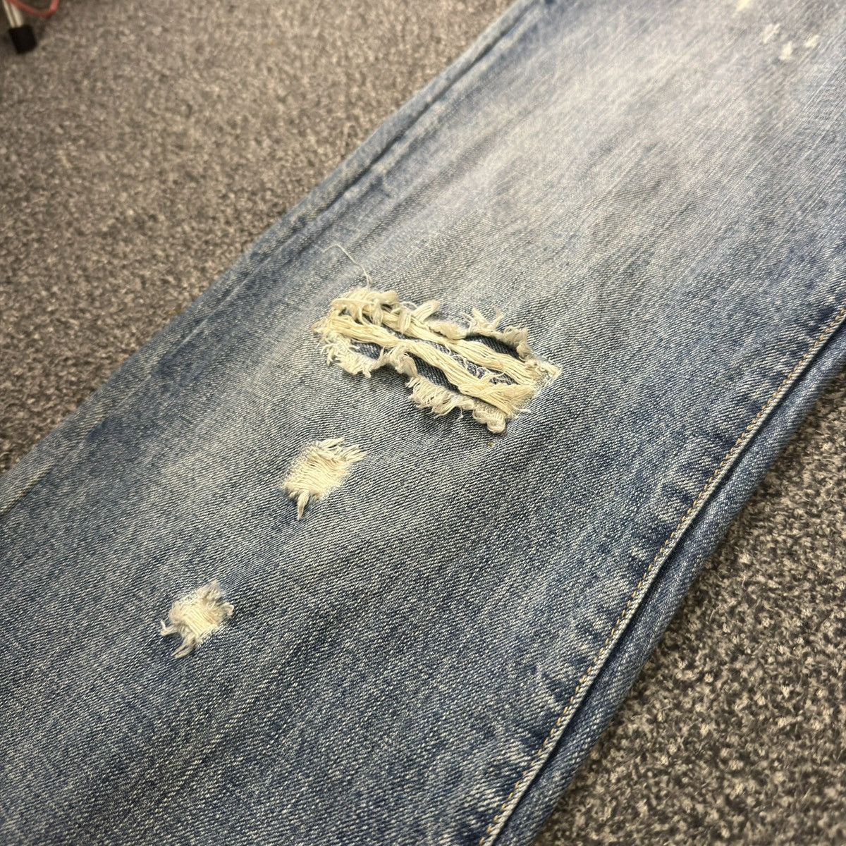 Seditionaries Destroyed Y2K A&F Flared Baggy Distressed Denim Size US 30 / EU 46 - 6 Thumbnail