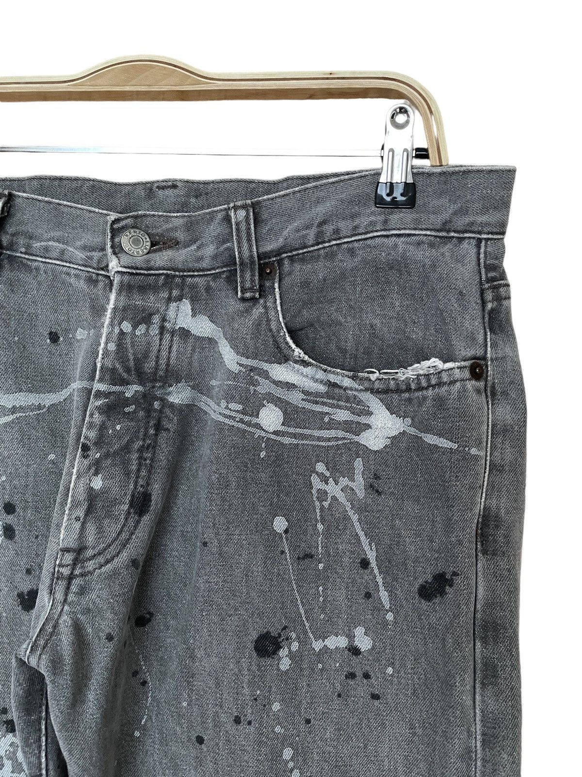Japanese Brand Vintage Japanese Brand Liberto Painting Jeans 1990s Size US 33 - 6 Thumbnail