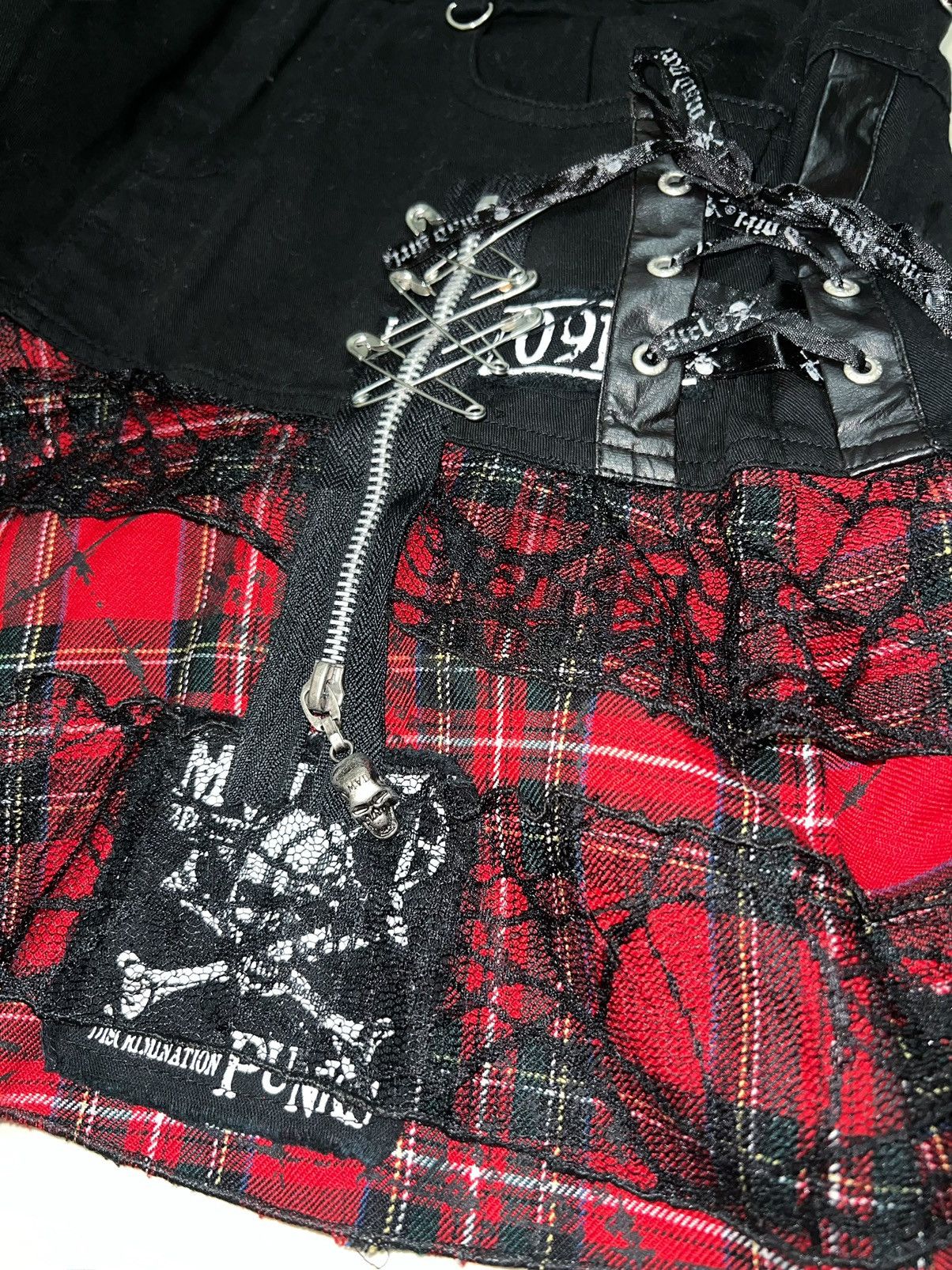 Japanese Brand Madpunks mini skirt 🧛🏻‍♀️🖤 Size 28" / US 6 / IT 42 - 18 Thumbnail