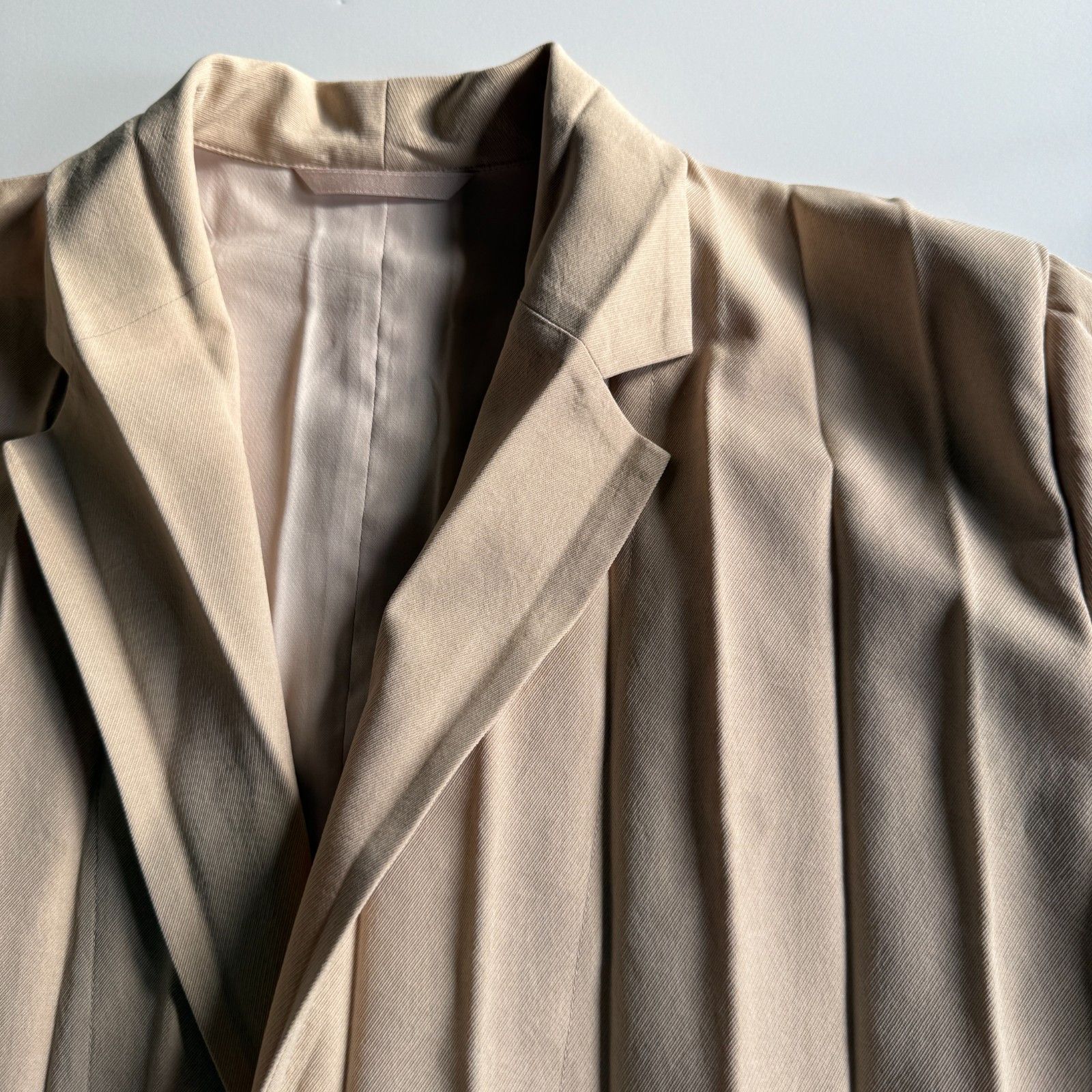 Homme Plisse Issey Miyake Homme Plissé Issey Miyake Edge Blazer in Beige HP48FD25 Size 42R - 2 Thumbnail