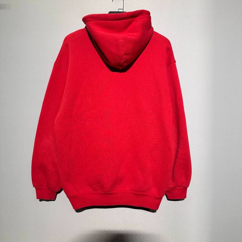 Balenciaga Balenciaga Red Casual Hooded Sweatshirt Size US S / EU 44-46 / 1 - 2 Thumbnail
