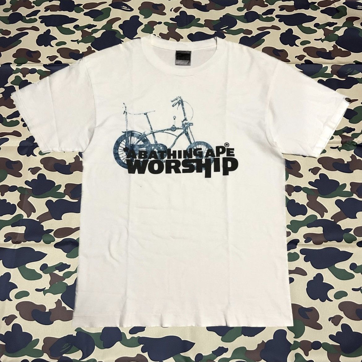 Bape Vintage A Bathing Ape Worship Tee Size US L / EU 52-54 / 3 - 1 Thumbnail