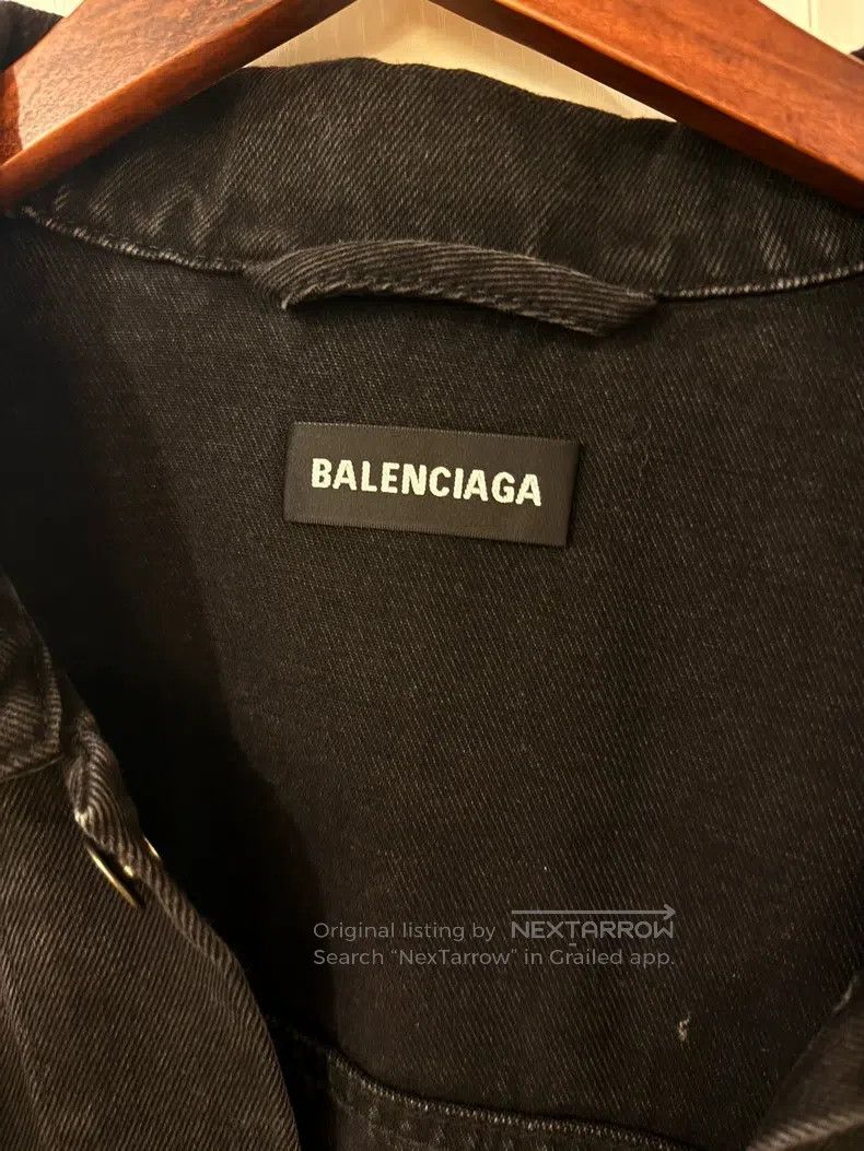 Balenciaga Balenciaga Denim jacket coat, size 46 Size US S / EU 44-46 / 1 - 2 Thumbnail