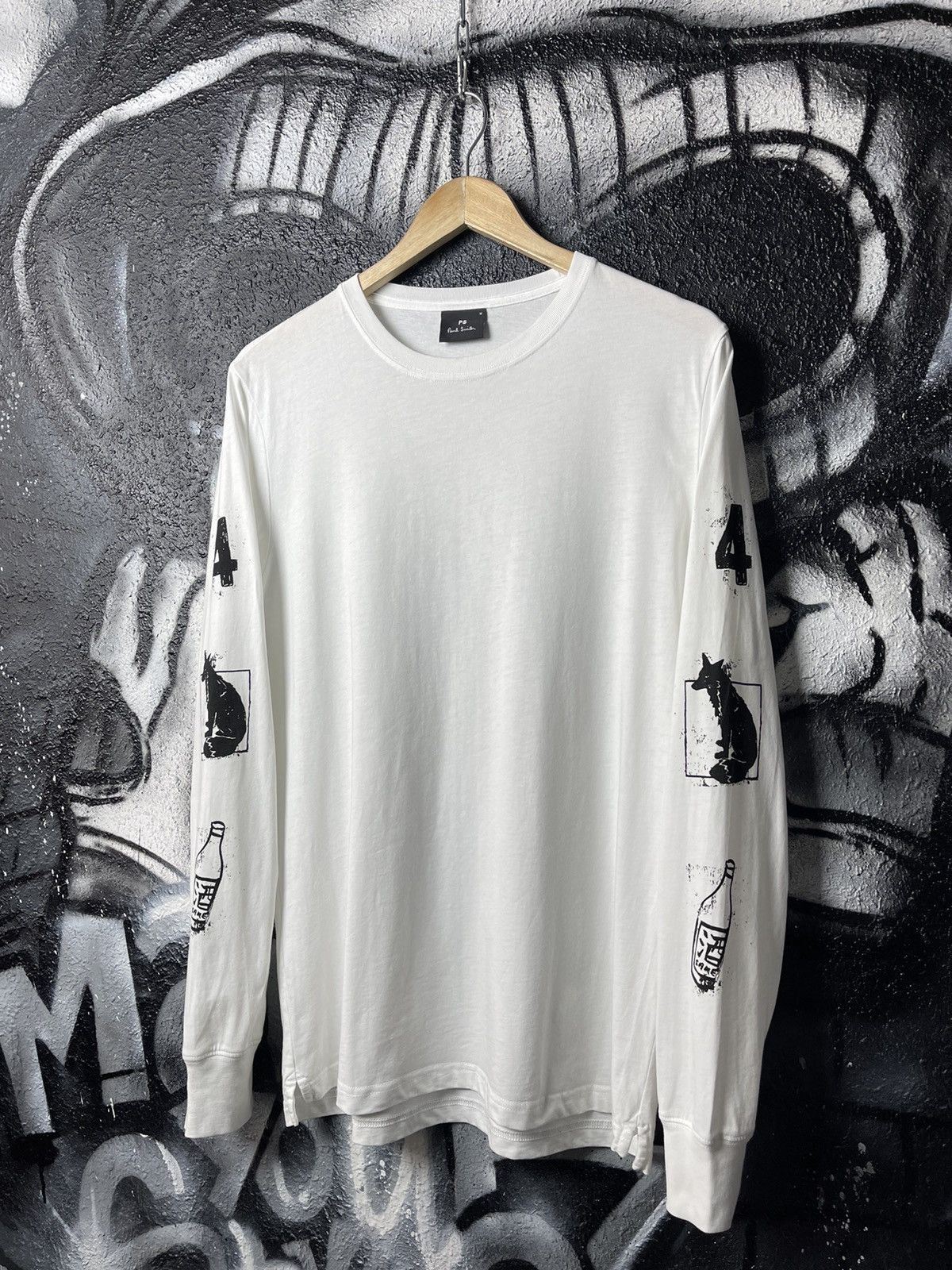 Paul Smith Paul Smith White Cotton Long Sleeve T-Shirt Men’s Size M Size US M / EU 48-50 / 2 - 1 Thumbnail